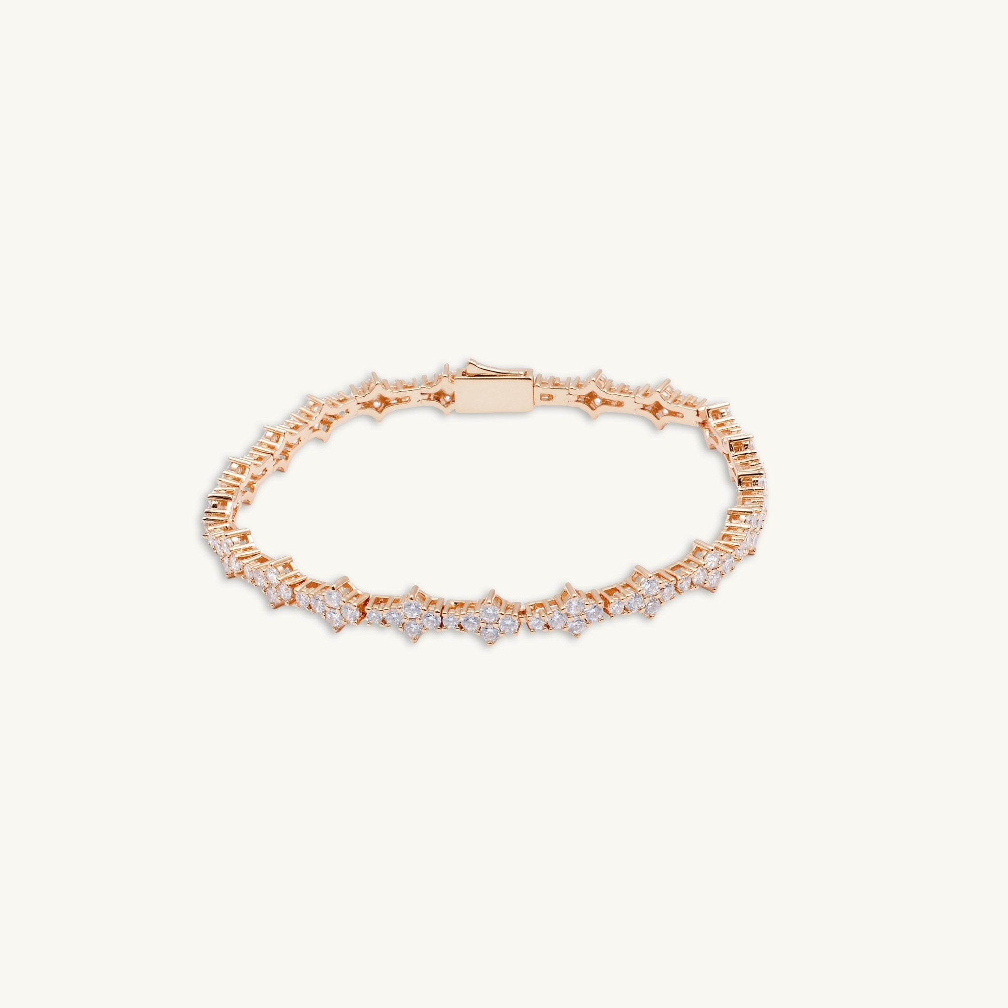 Tennis Clover Chain Unisex Bracelet - Camile & Stone