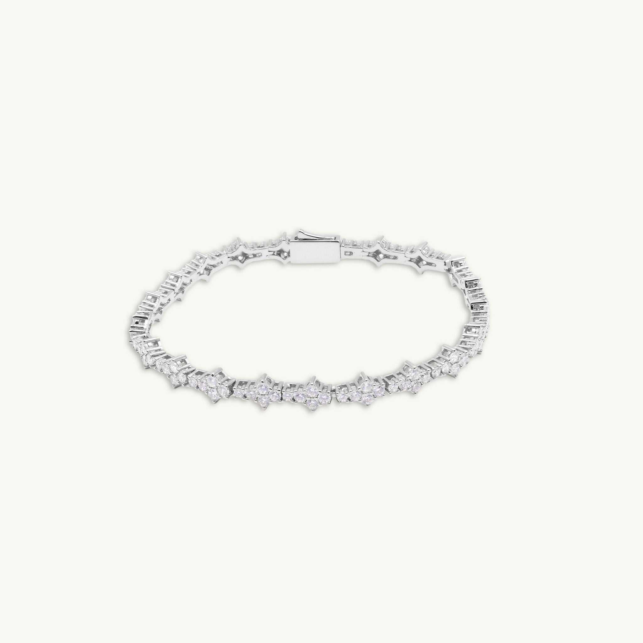 Tennis Clover Chain Unisex Bracelet - Camile & Stone