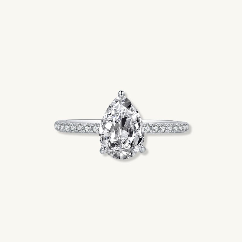The Anna Pear Sapphire Engagement Ring - Camile & Stone