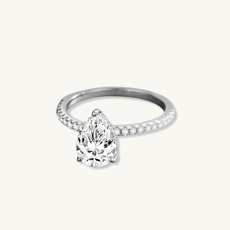 The Anna Pear Sapphire Engagement Ring - Camile & Stone
