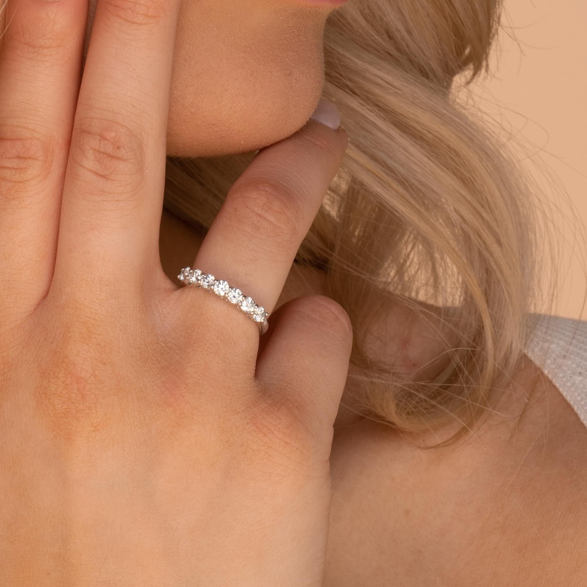 The Aspen Moissanite Diamond Engagement Ring - Camile & Stone