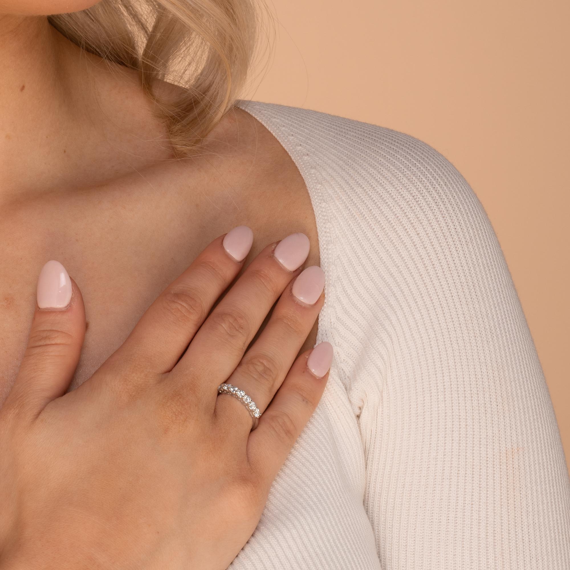 The Aspen Moissanite Diamond Engagement Ring - Camile & Stone