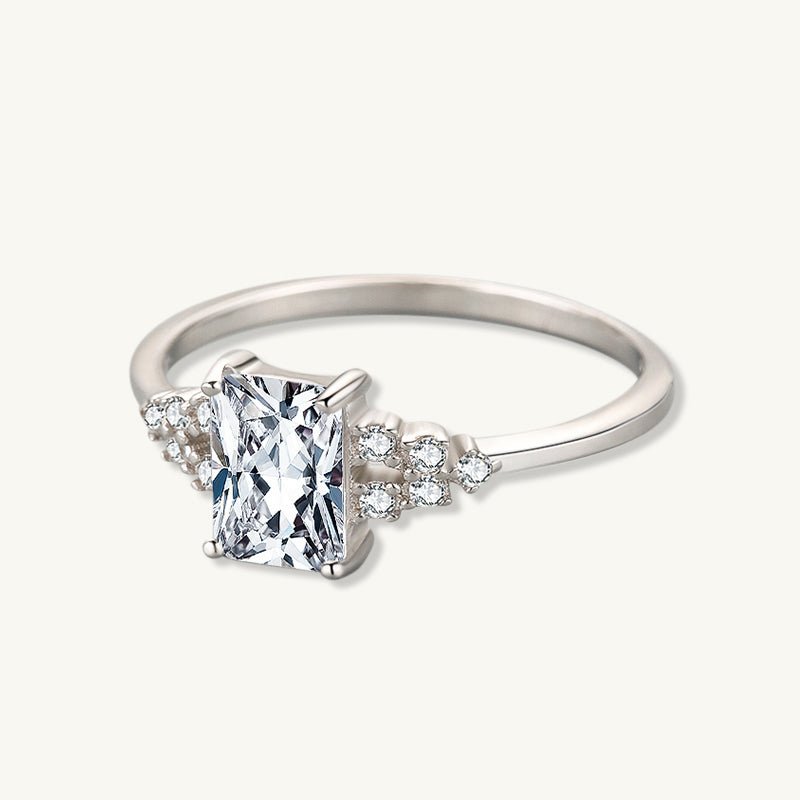 The Iris Princess Sapphire Engagement Ring - Camile & Stone