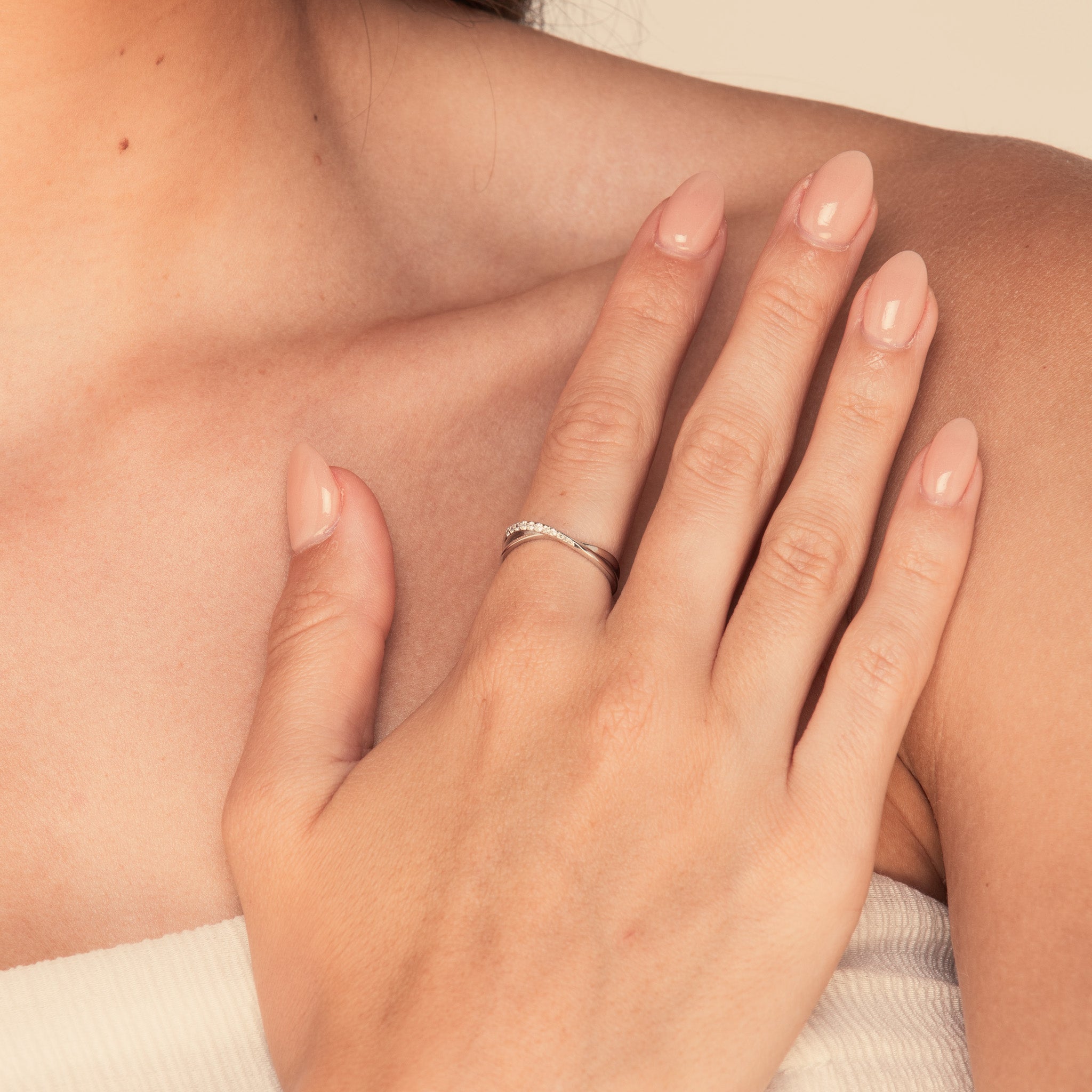 The Knot Sapphire Engagement Ring - Camile & Stone