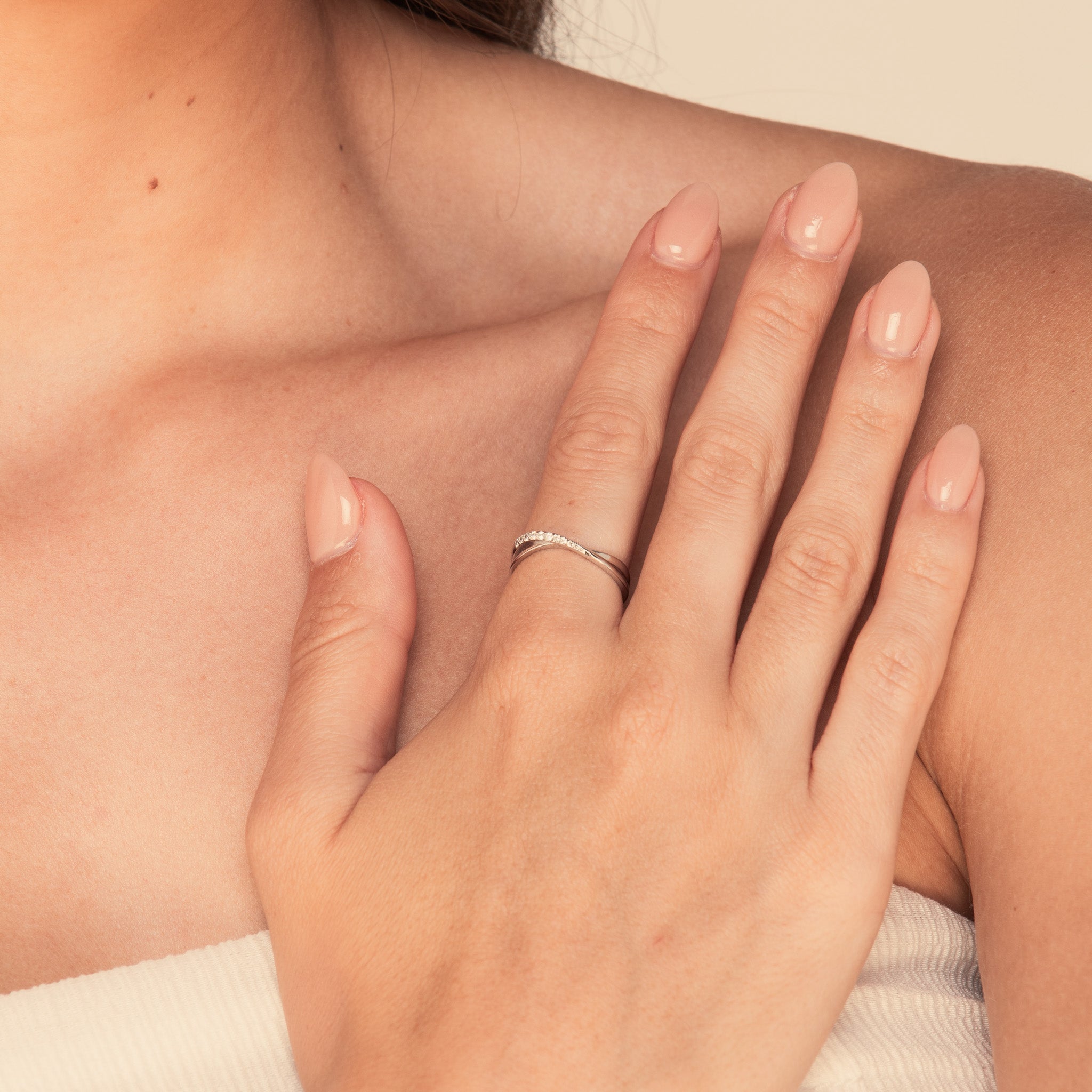 The Knot Sapphire Engagement Ring - Camile & Stone