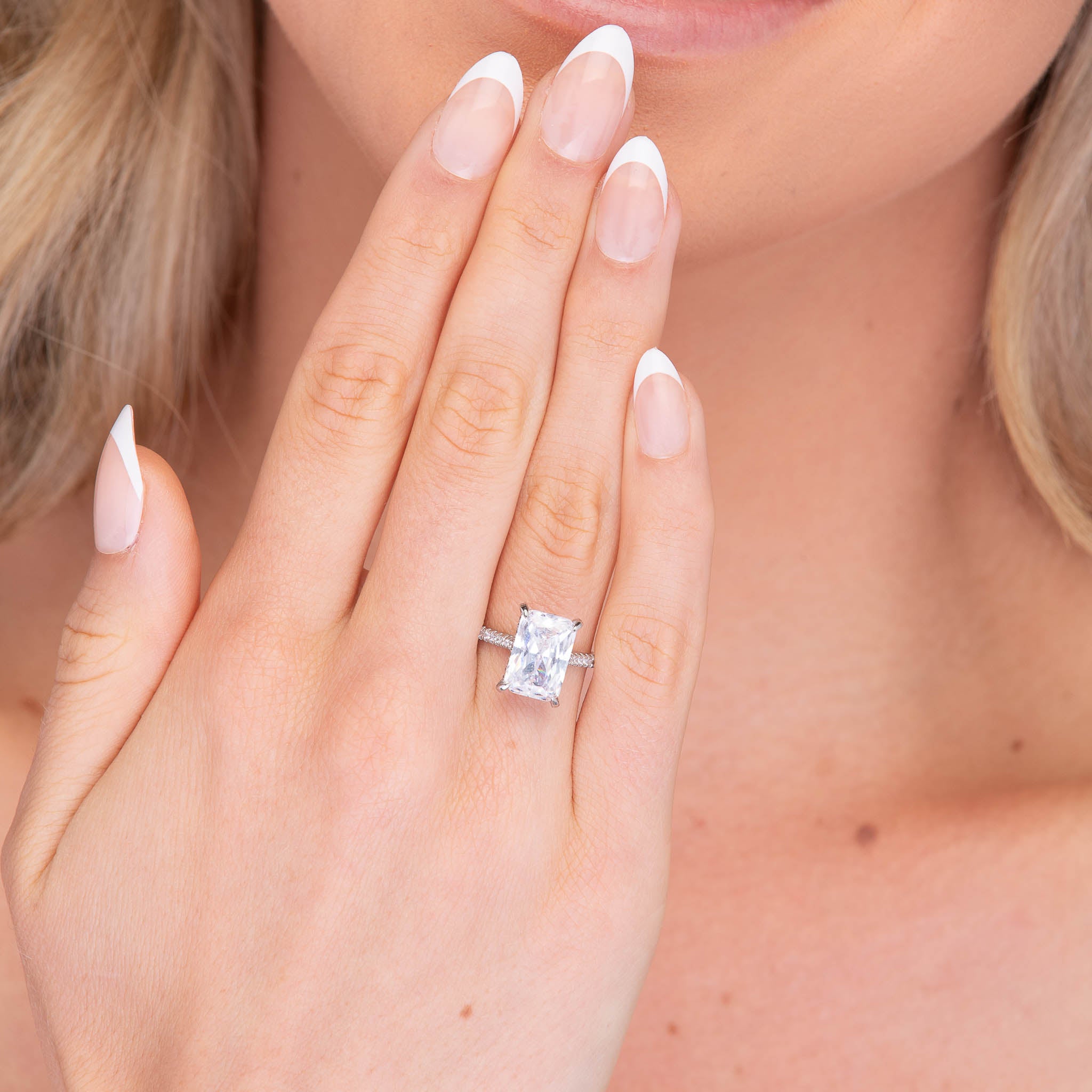 The Marbella Emerald Sapphire Engagement Ring - Camile & Stone