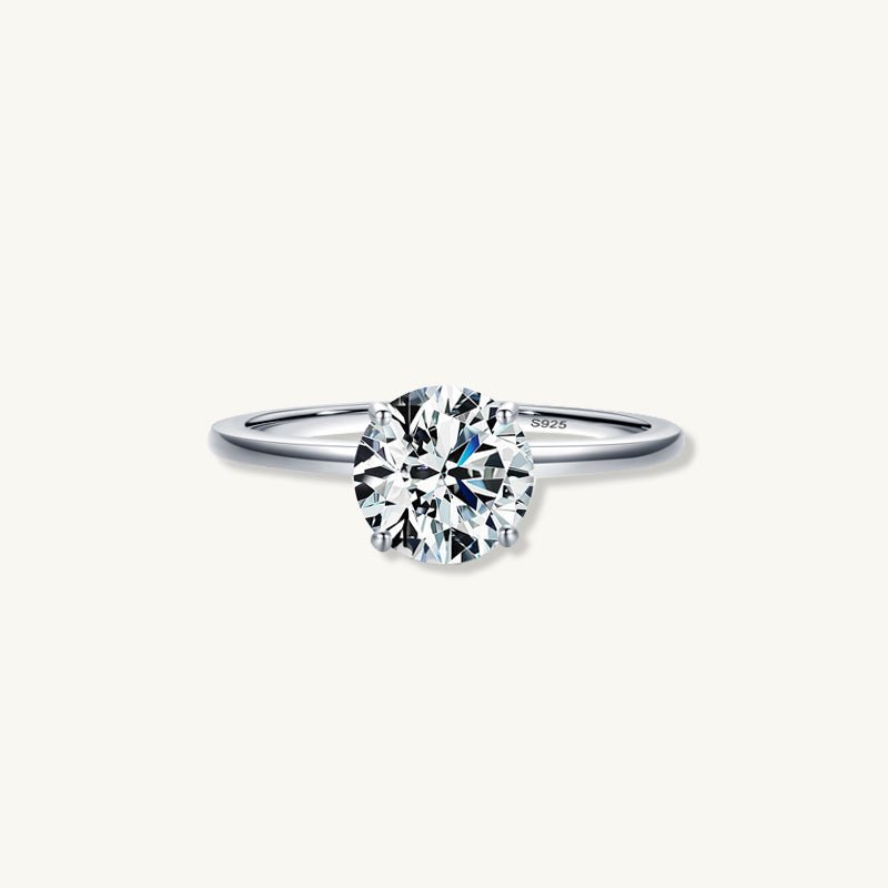 The Round Sapphire Engagement Ring - Camile & Stone