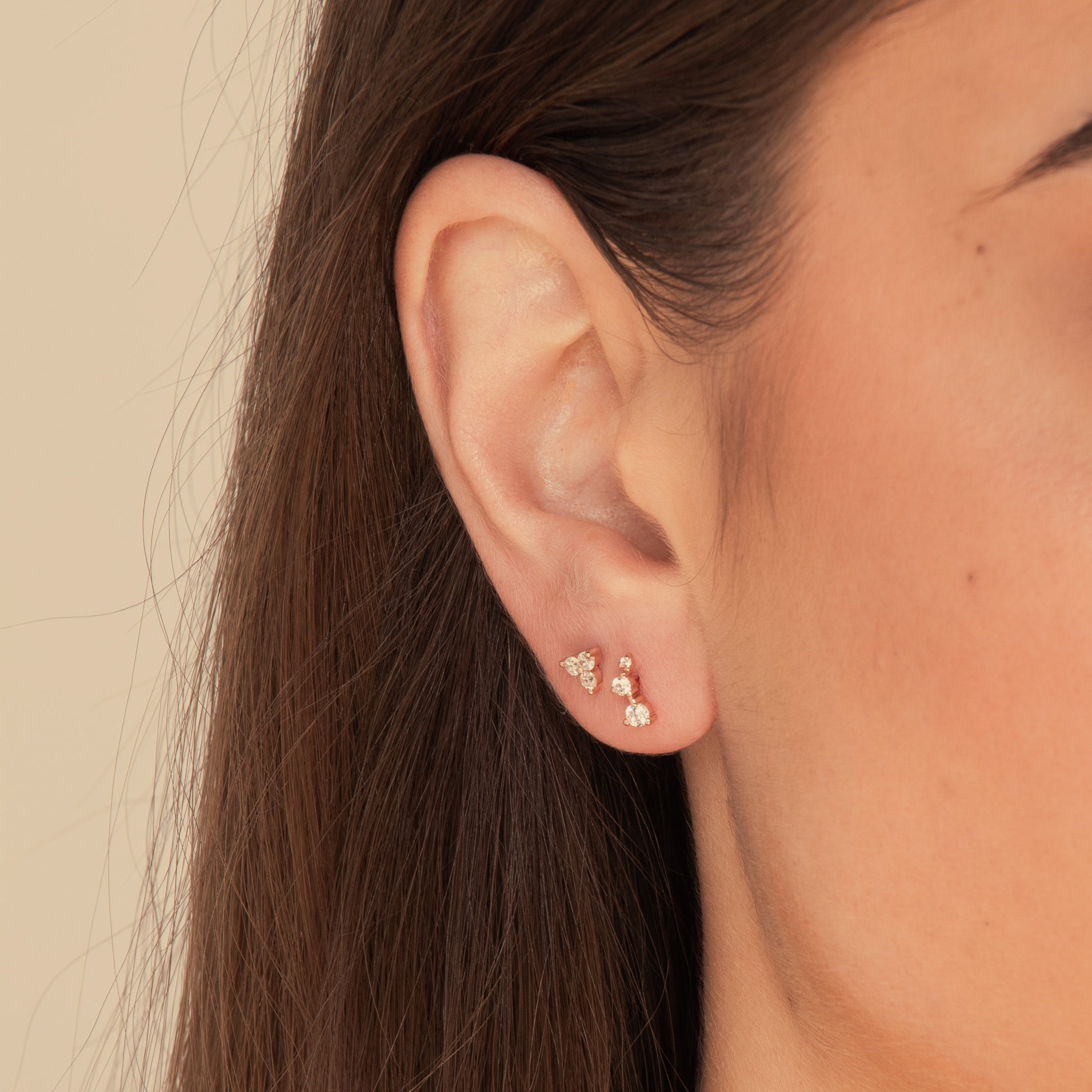 Trio Sapphire Stud Earrings - Camile & Stone