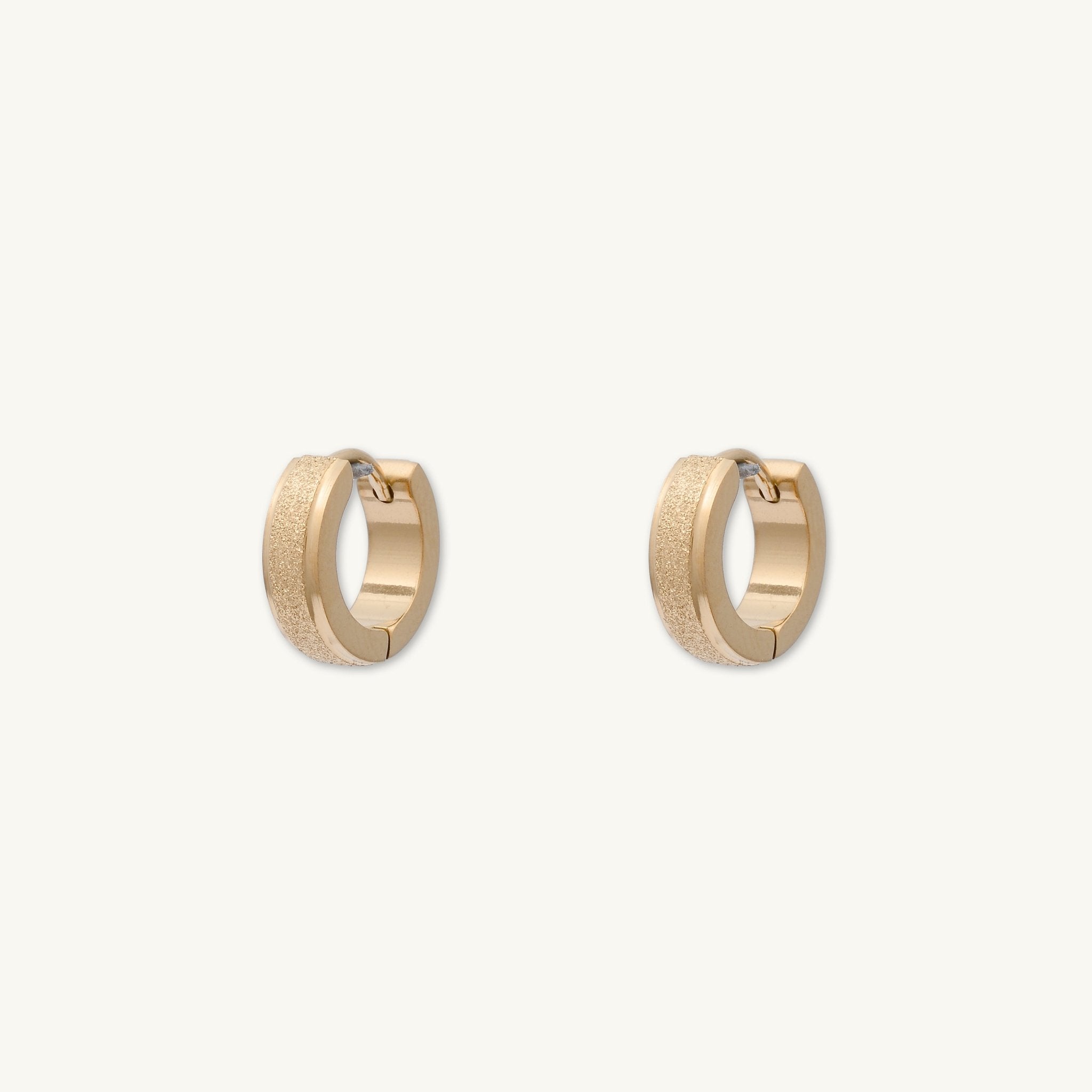Unisex Matte Hoop Earrings - Camile & Stone