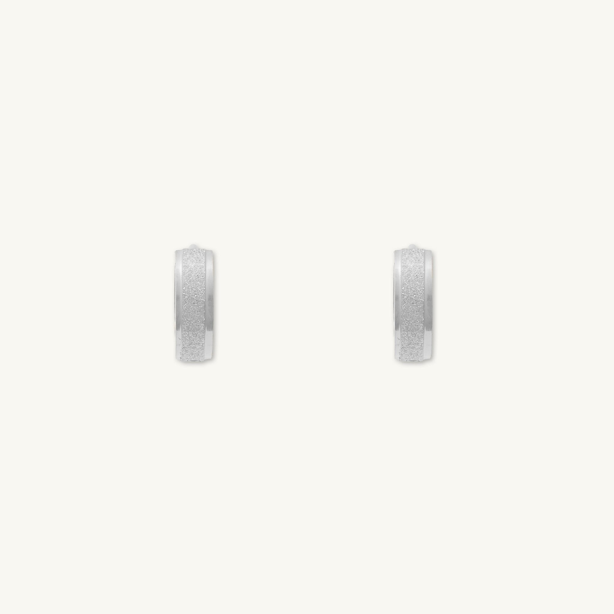 Unisex Matte Hoop Earrings - Camile & Stone