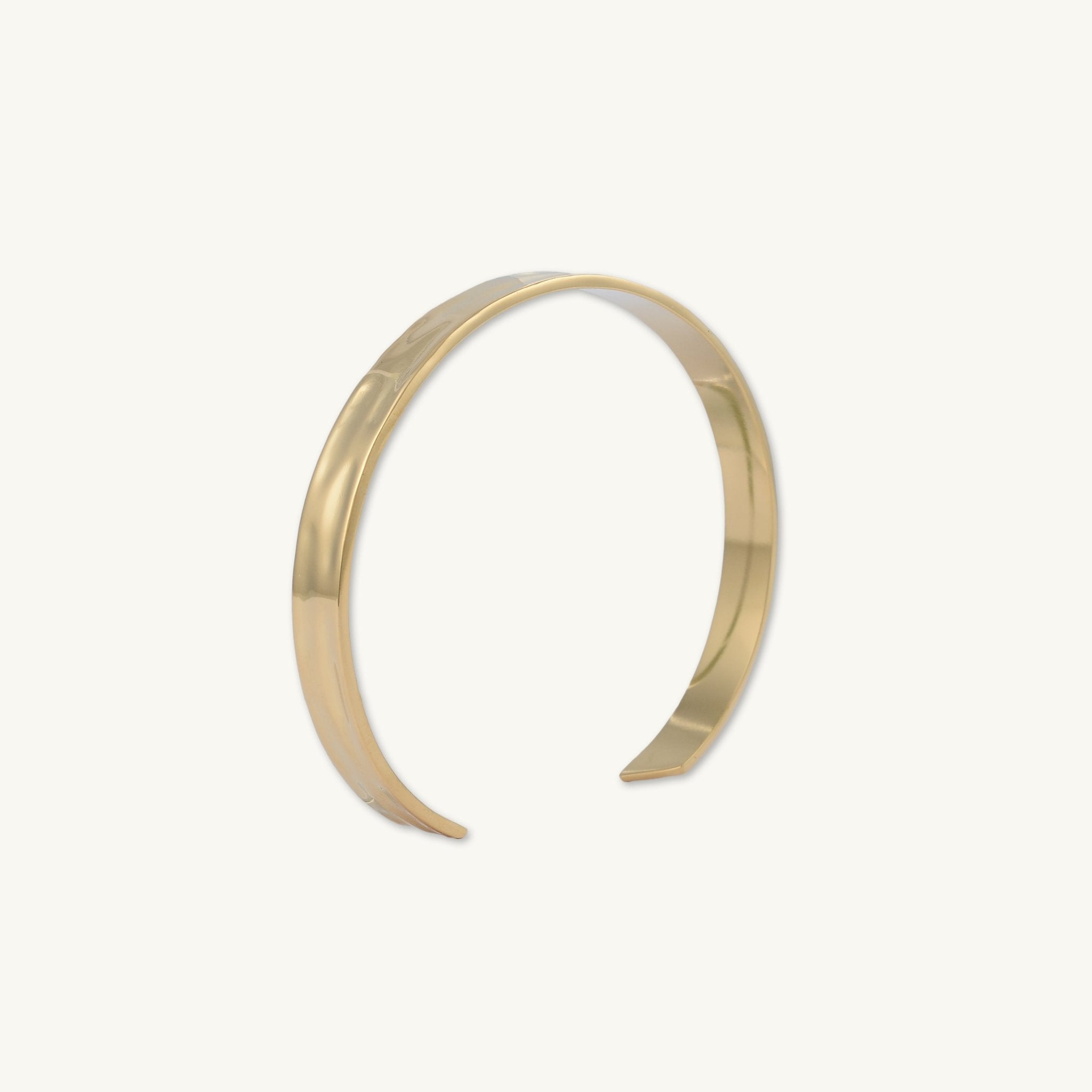 Unisex Ripple Cuff Bangle Bracelet - Camile & Stone