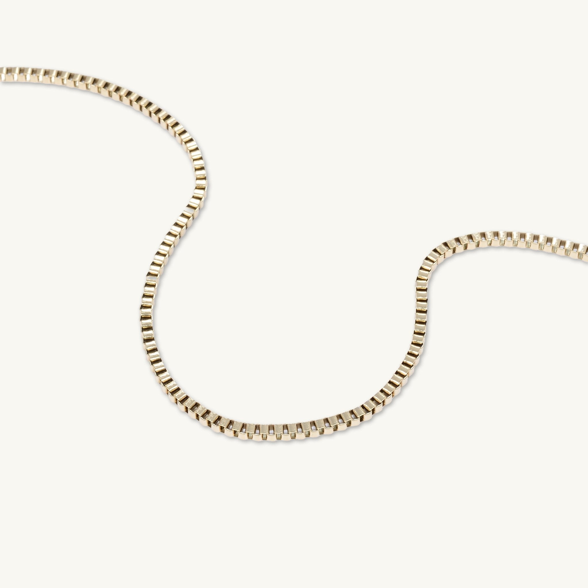Unisex Thick Box Chain Necklace - Camile & Stone