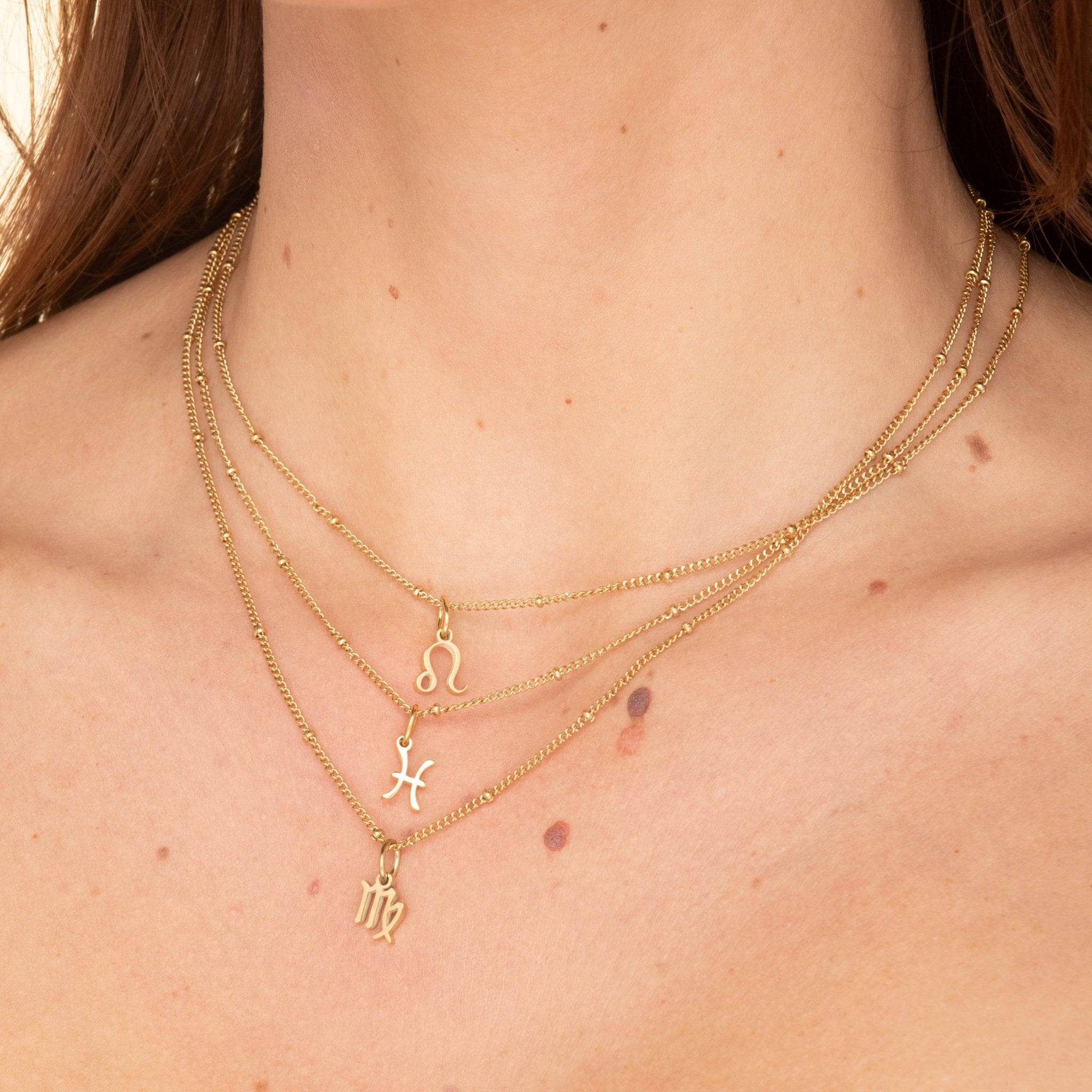 Virgo Pendant Zodiac Star Sign Necklace - Camile & Stone