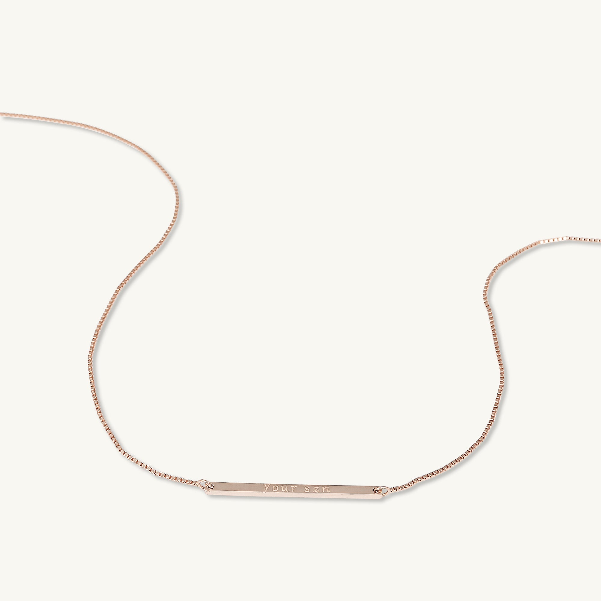 YOUR SZN Bar Necklace - Camile & Stone