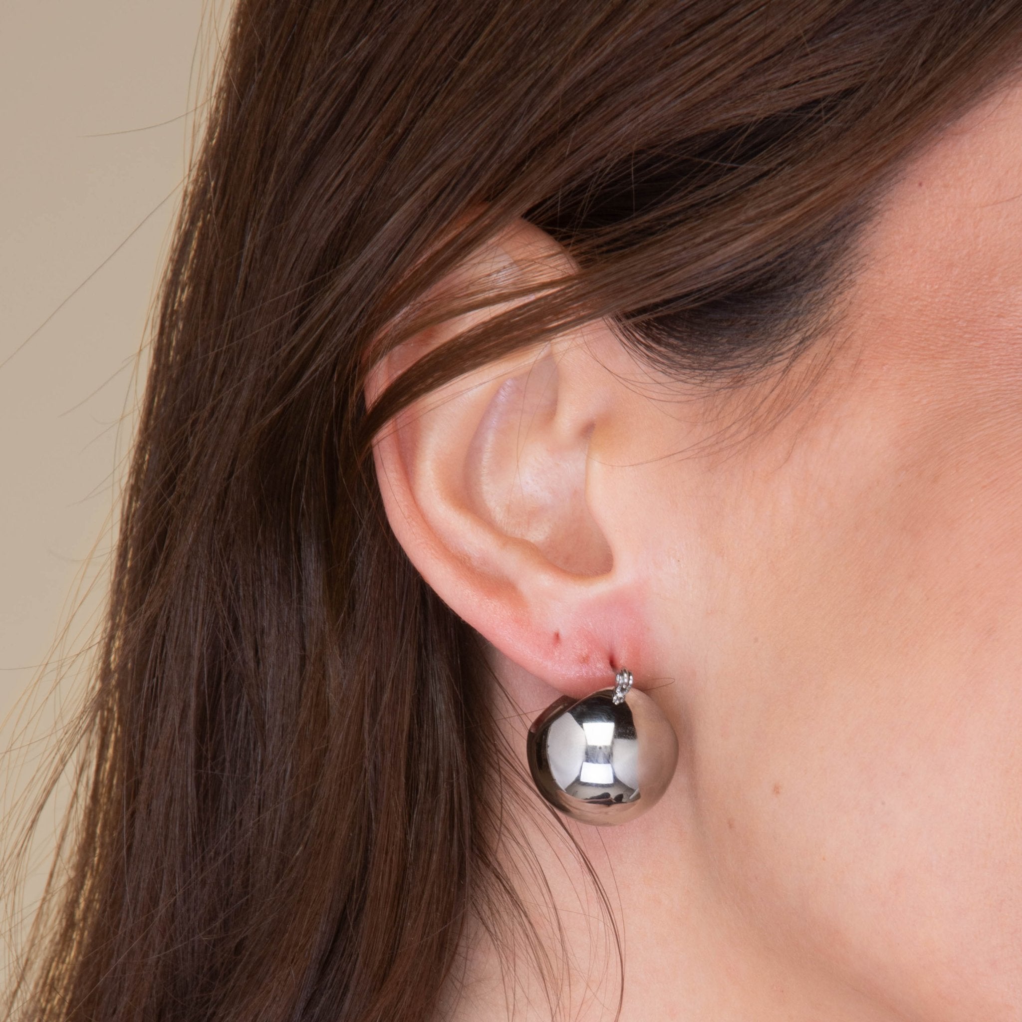 Zara Dome Statement Earrings - Camile & Stone