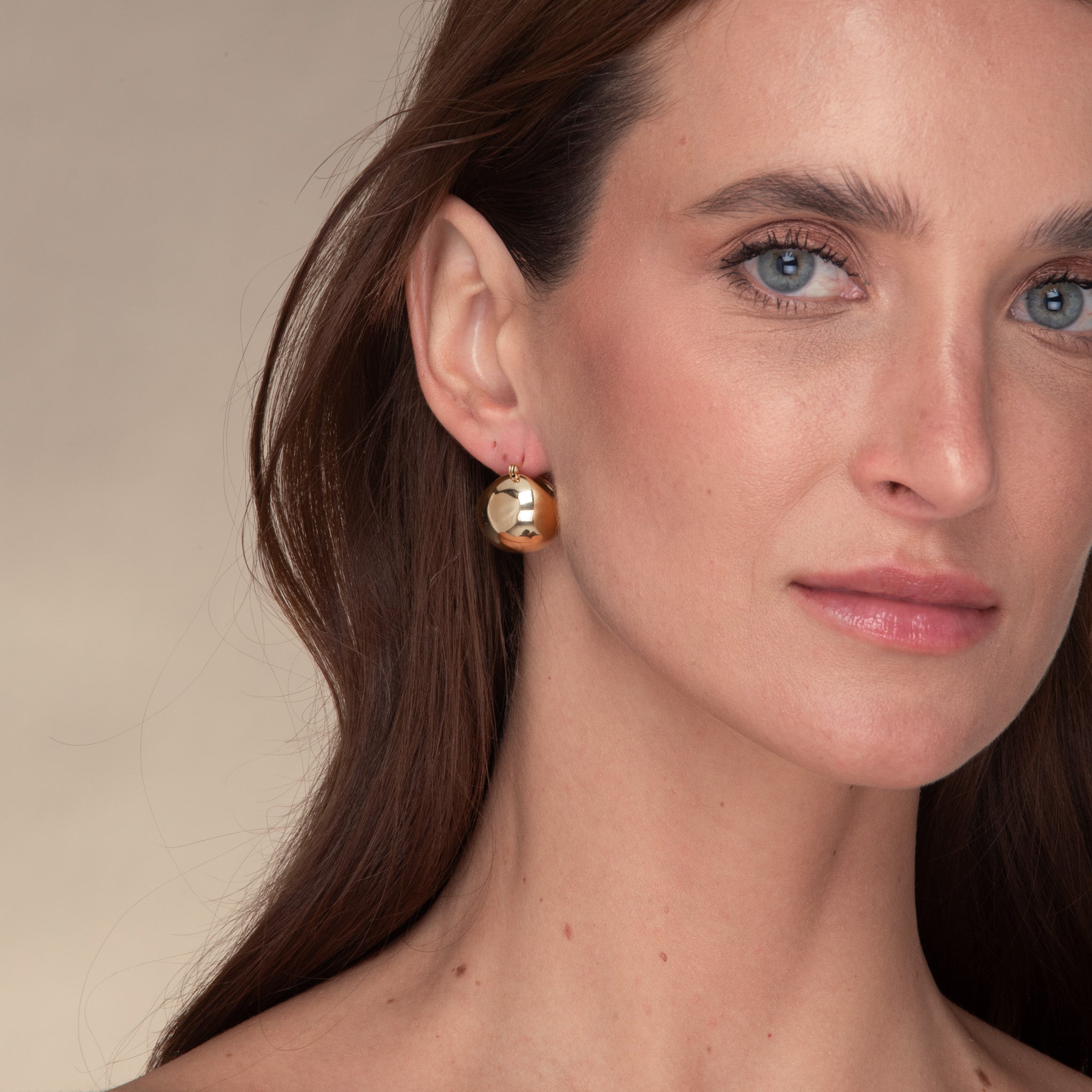 Zara Dome Statement Earrings - Camile & Stone