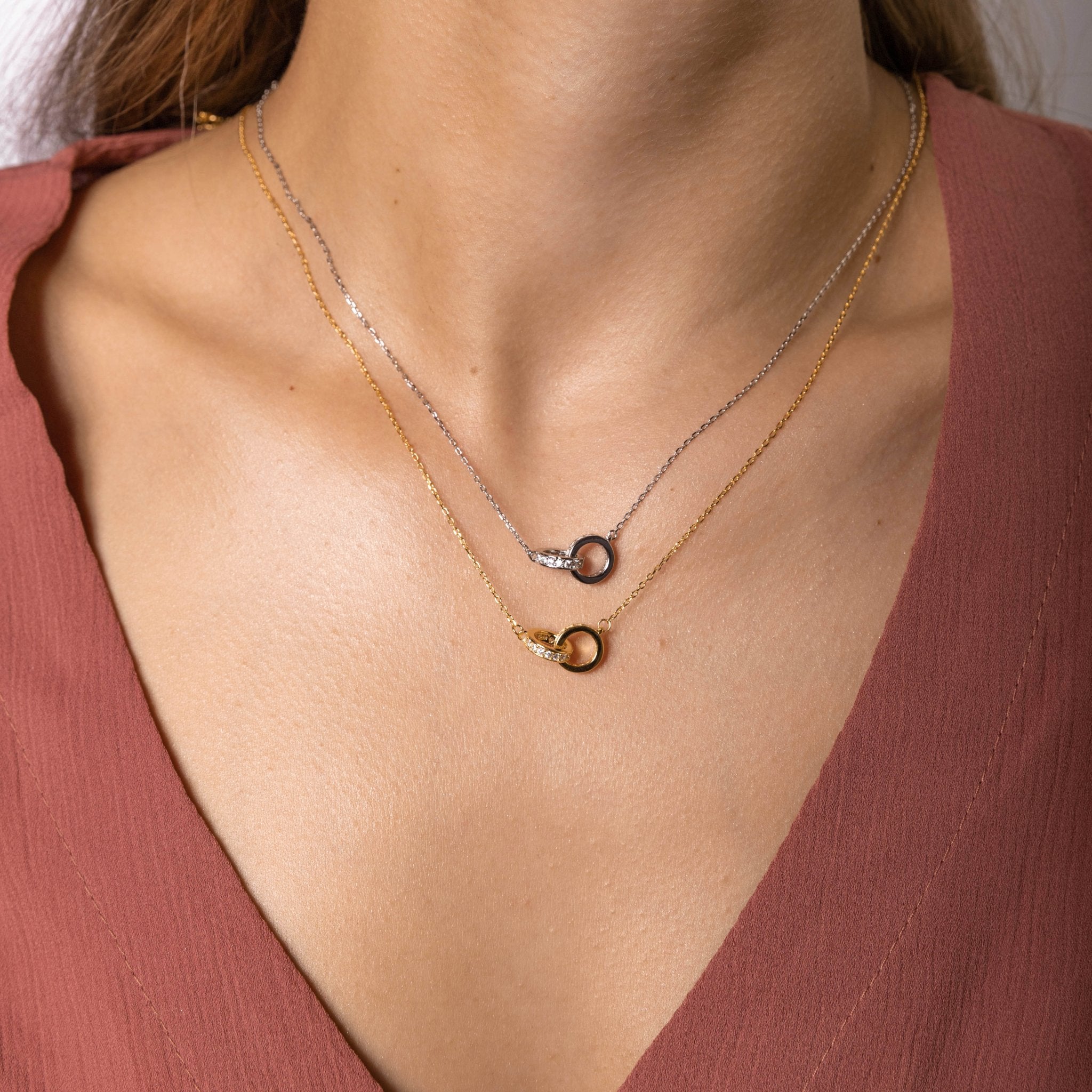 Bond Eternity Sapphire Chain Necklace - Camile & Stone