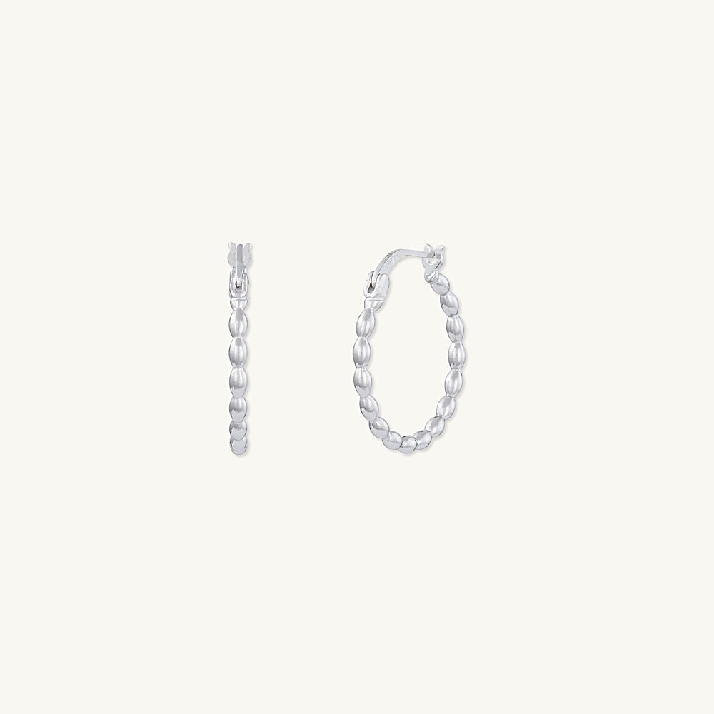 Classic Ball Hoop Earrings - Camile & Stone