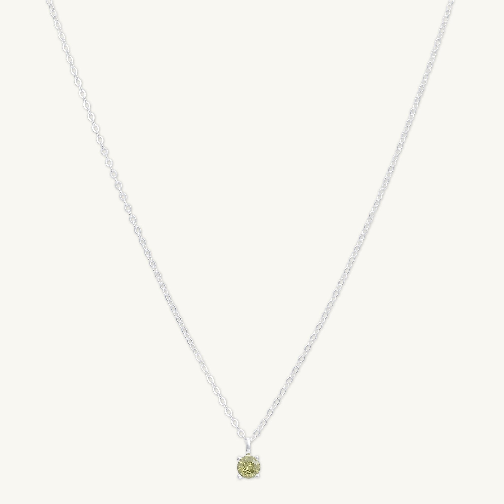 Classic Birthstone Necklace August - Camile & Stone