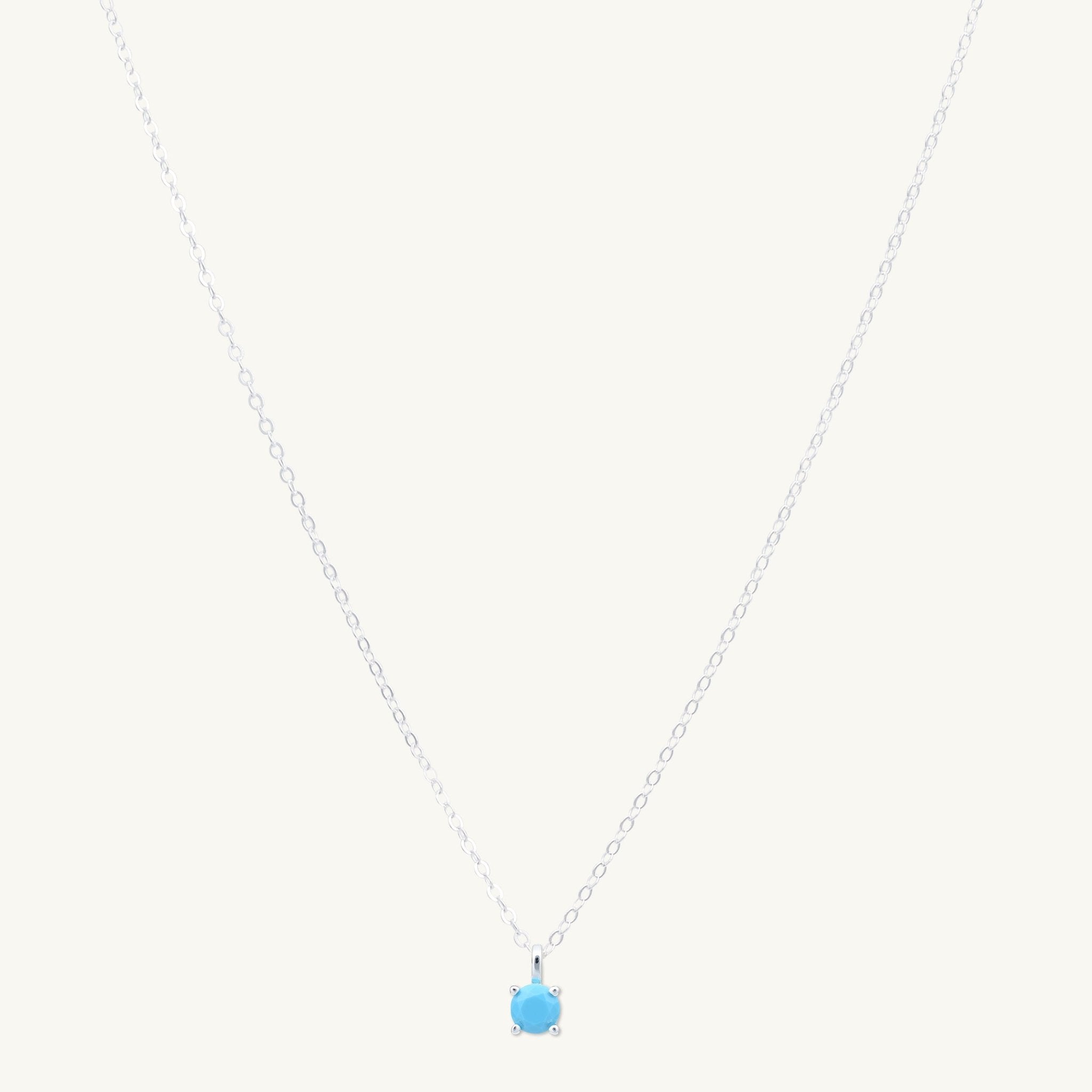 Classic Birthstone Necklace December - Camile & Stone