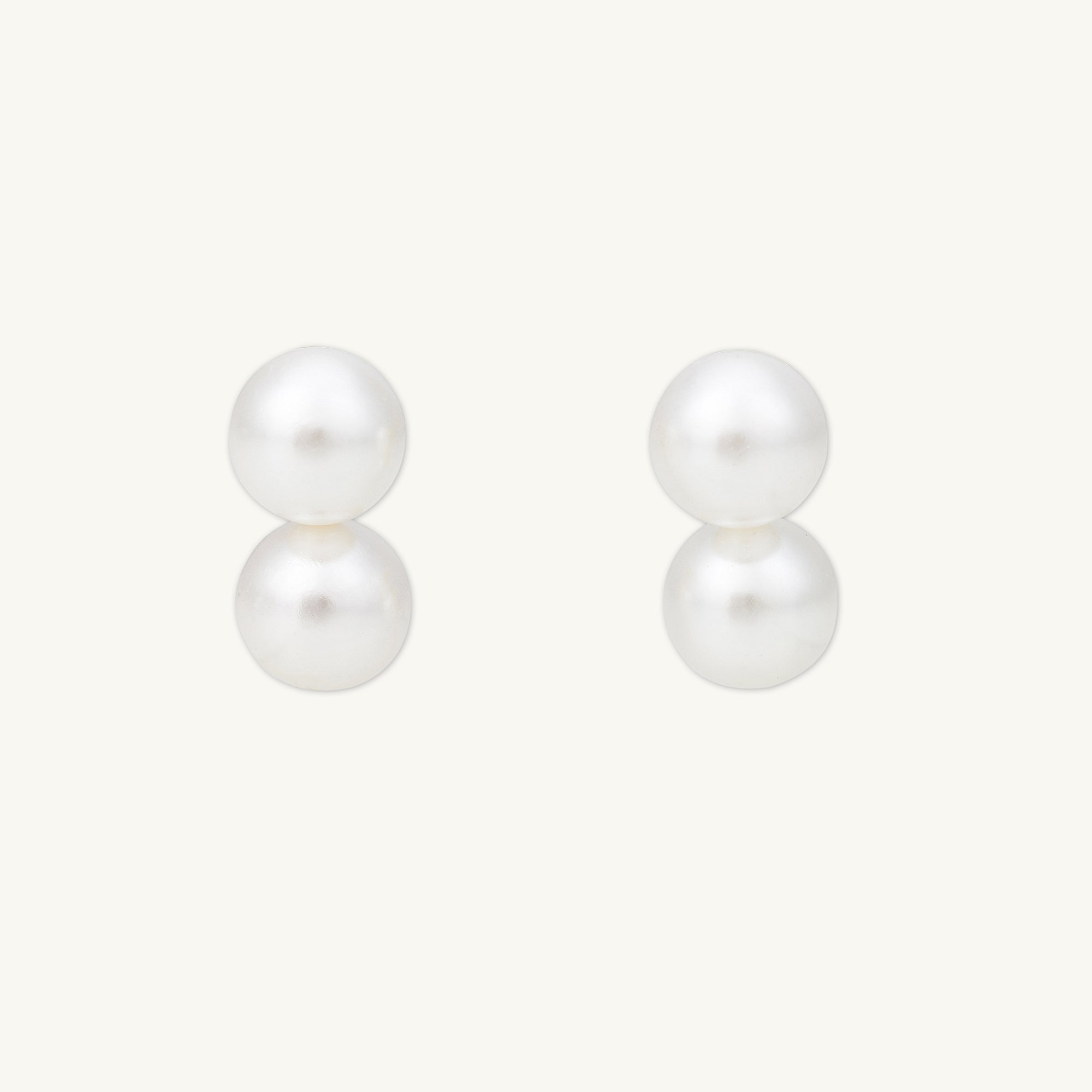 Classic Double Pearl Earrings - Camile & Stone