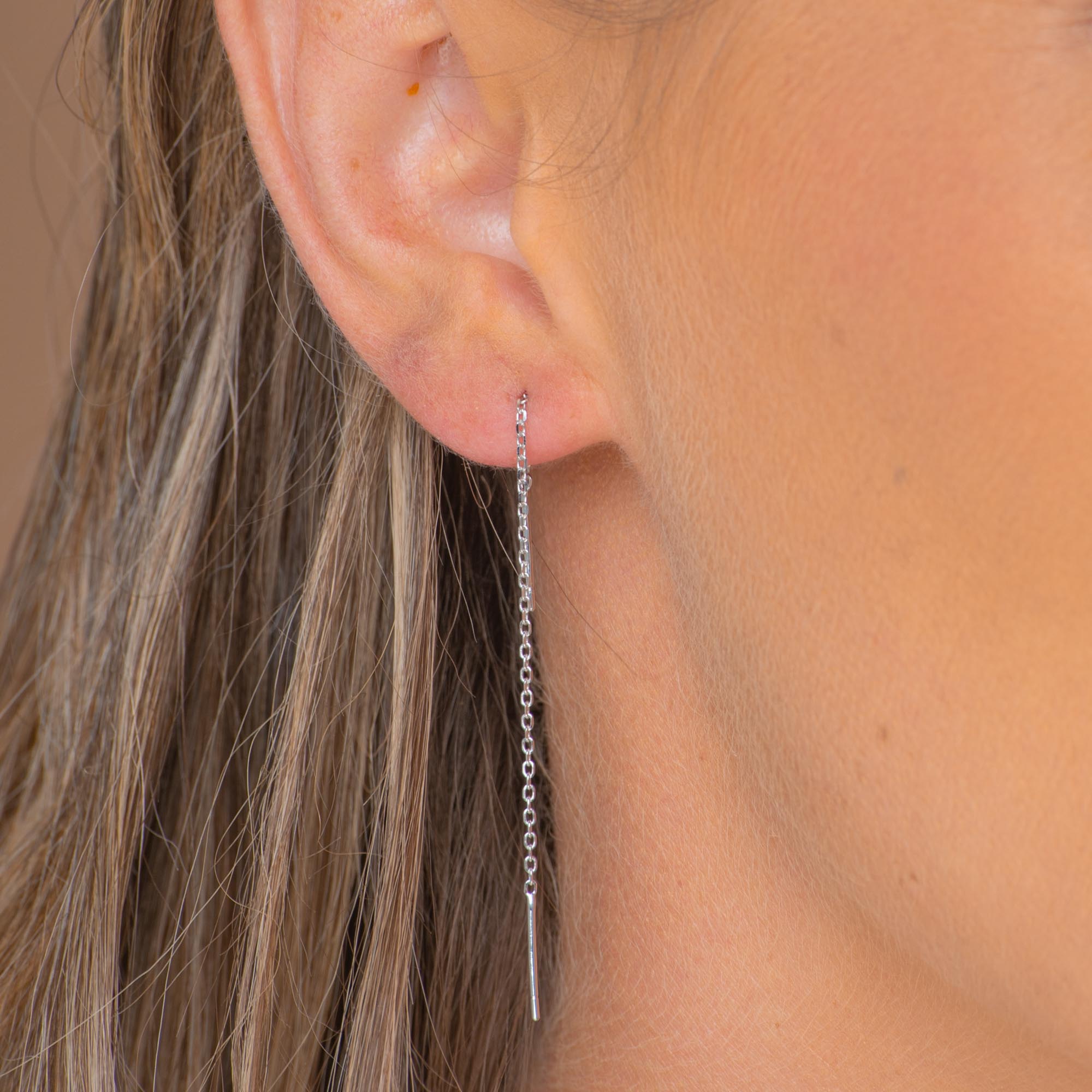 Classic Threader Chain Earrings - Camile & Stone