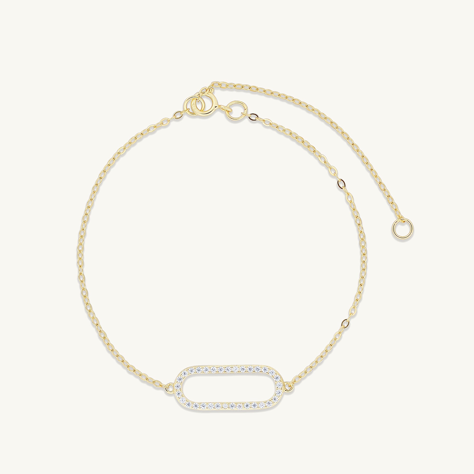Curved Bar Sapphire Bracelet - Camile & Stone