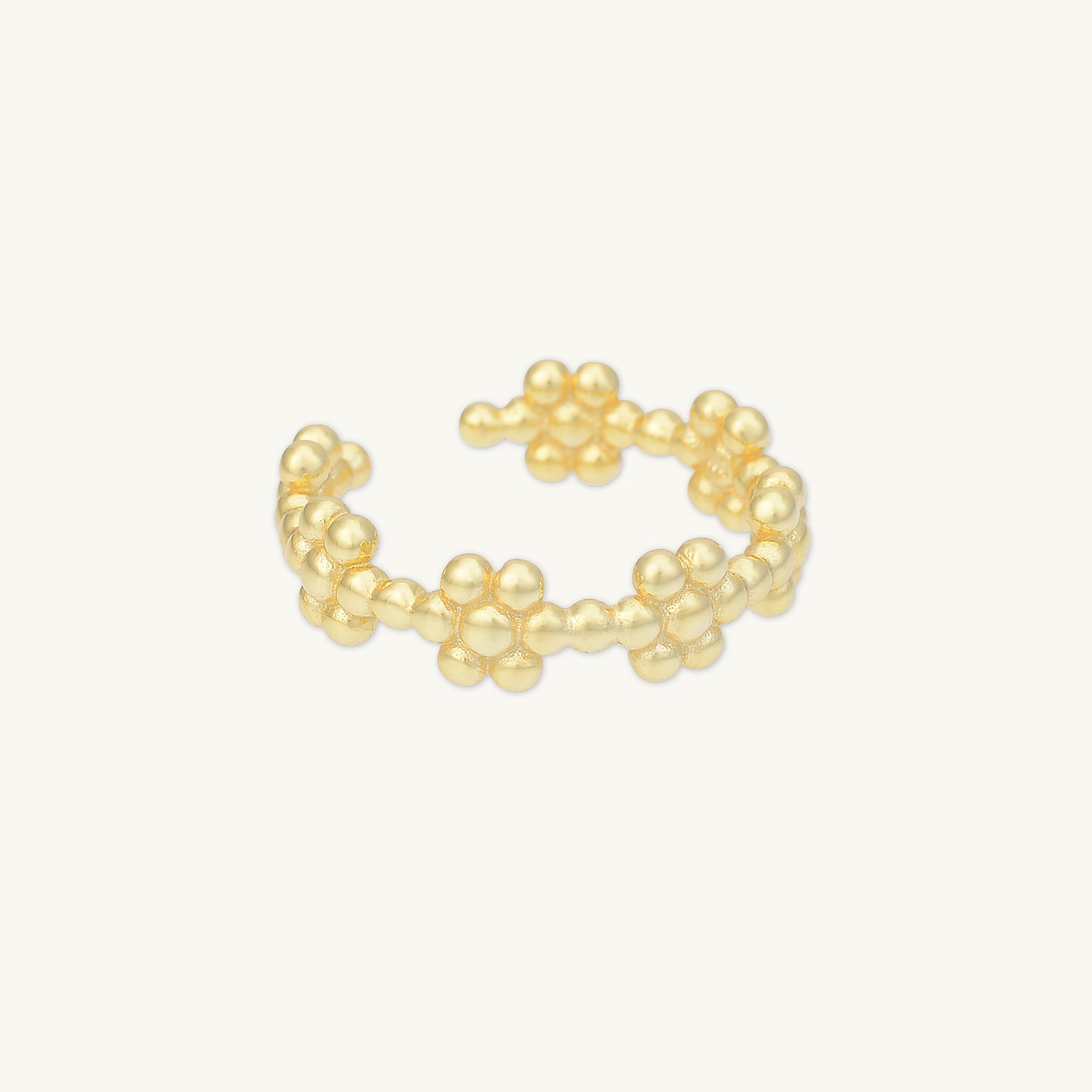 Daisy Dot Open Ring - Camile & Stone