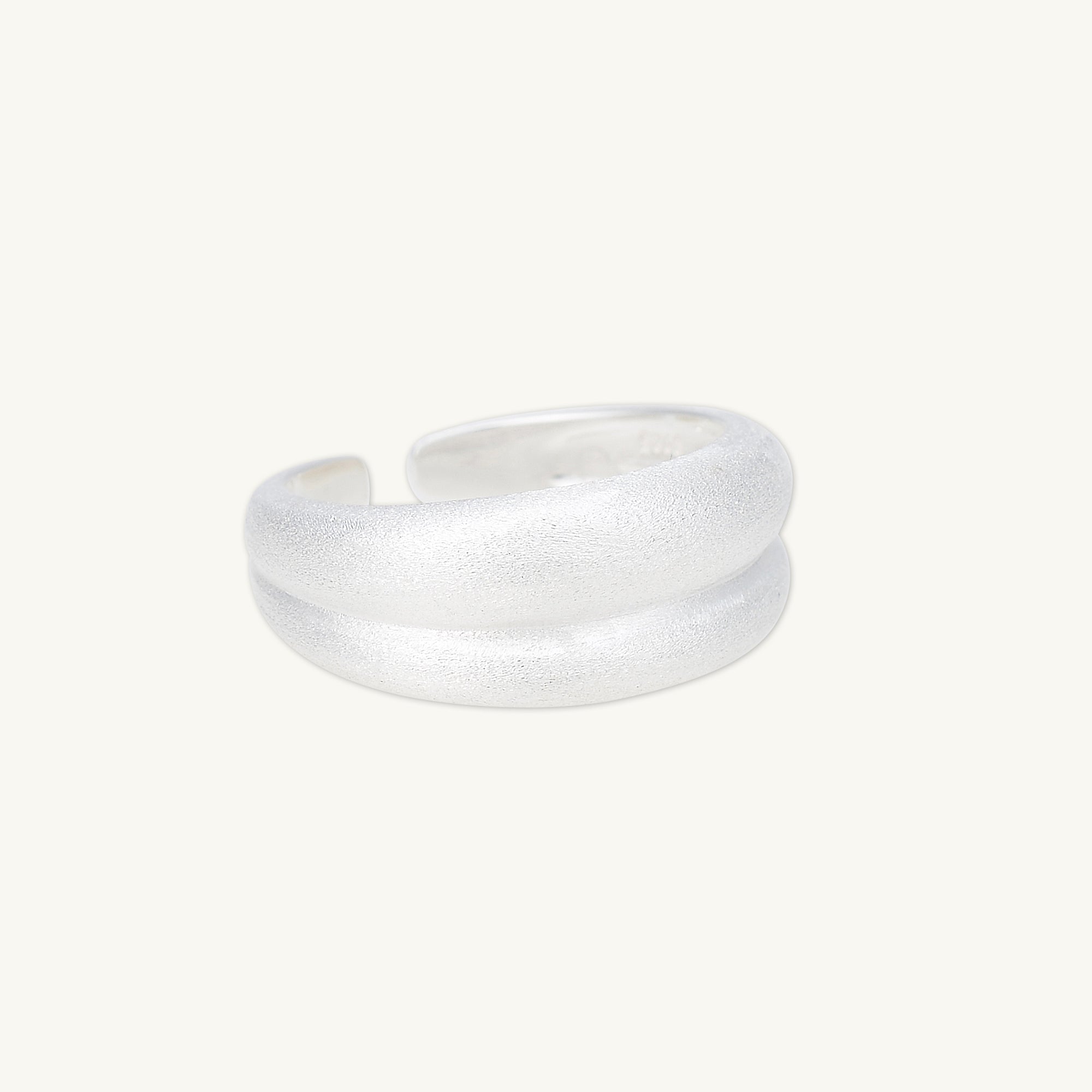 Double Dome Open Adjustable Ring - Camile & Stone