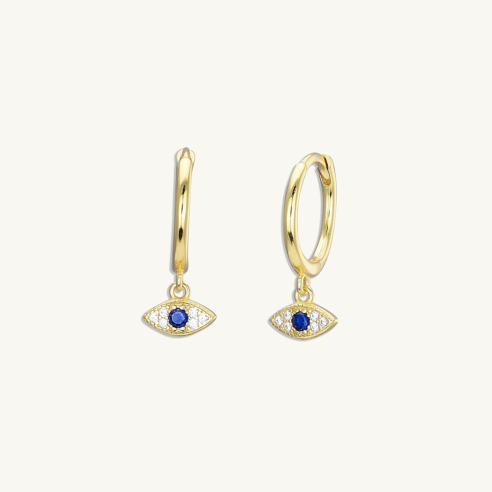 Evil Eye Pave Earrings - Camile & Stone