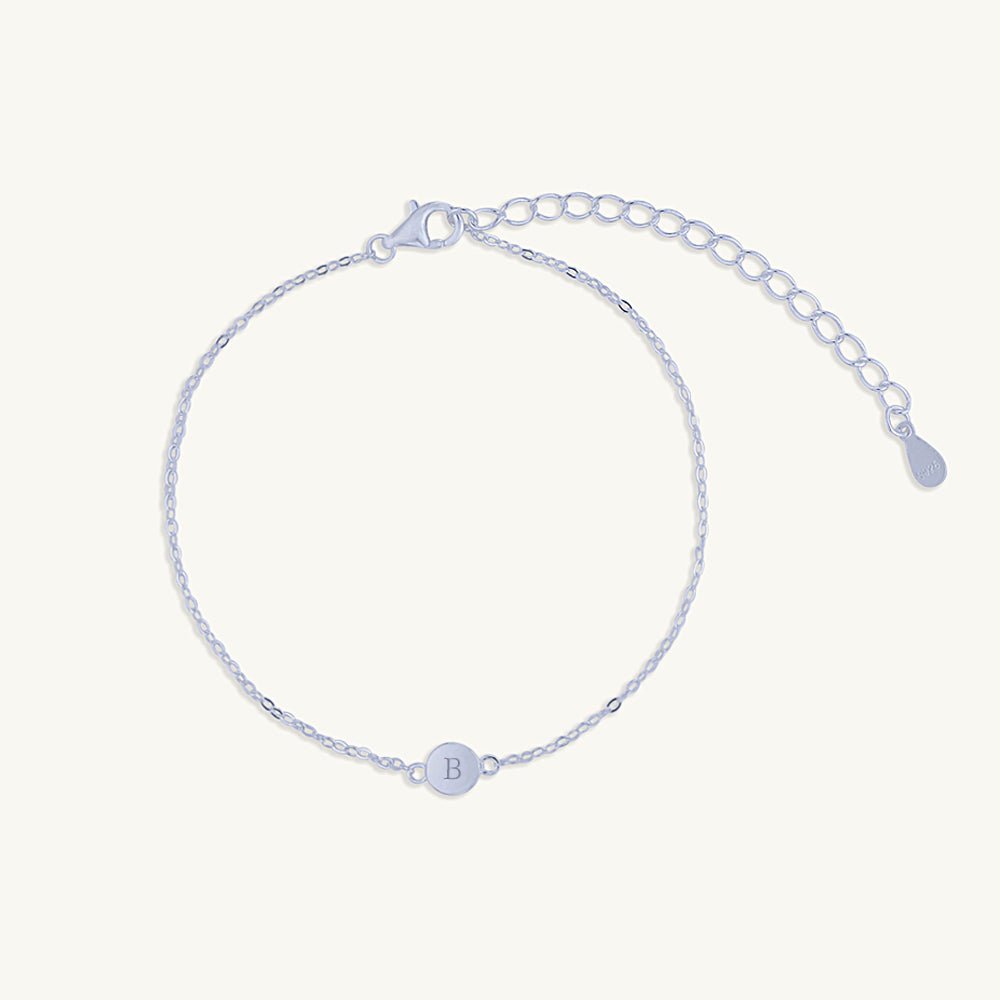 Initial Letter Dot Bracelet - Camile & Stone