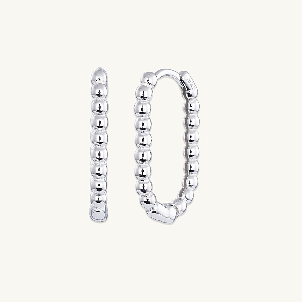 Long Ball Hoop Earrings - Camile & Stone