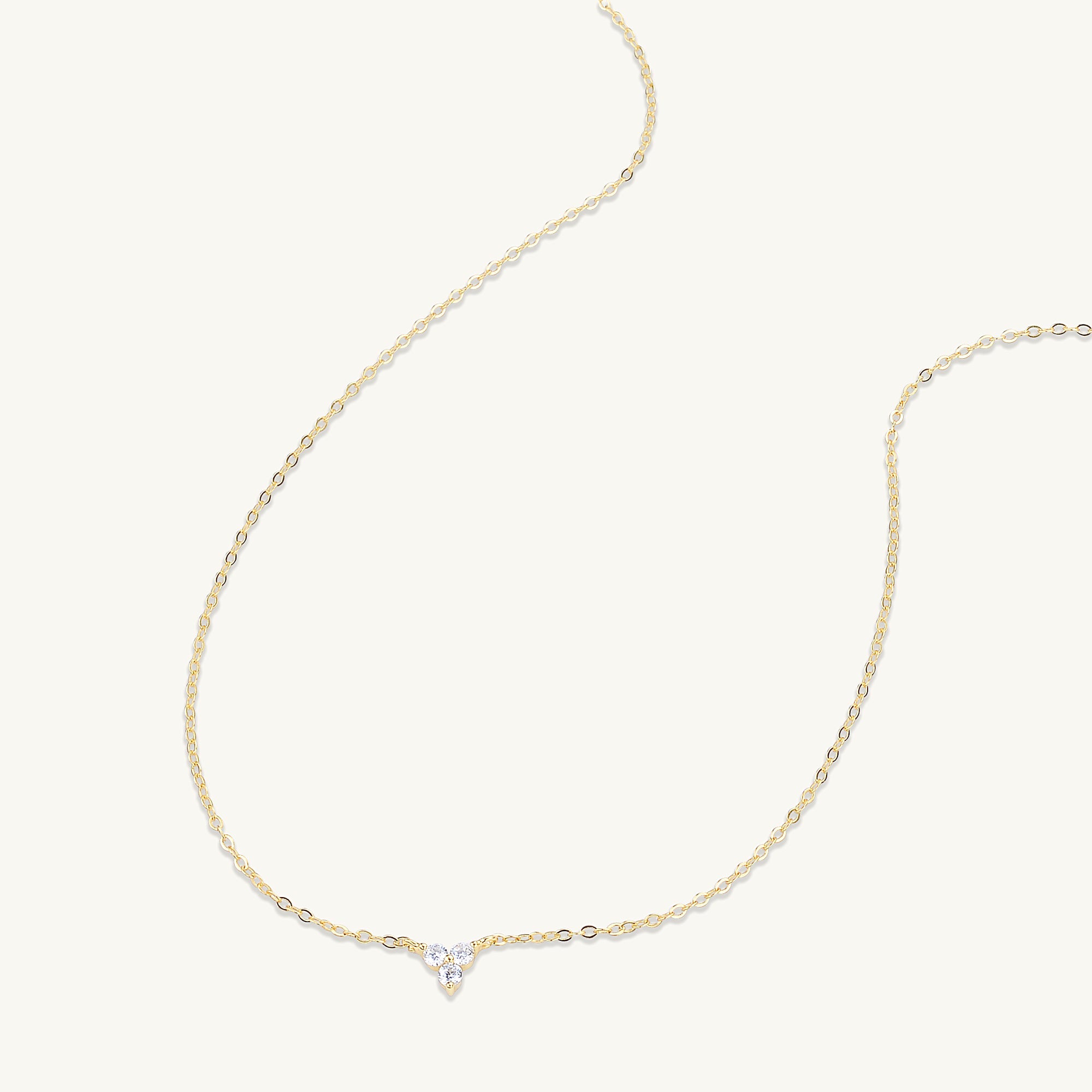 Lotus Sapphire Chain Necklace - Camile & Stone