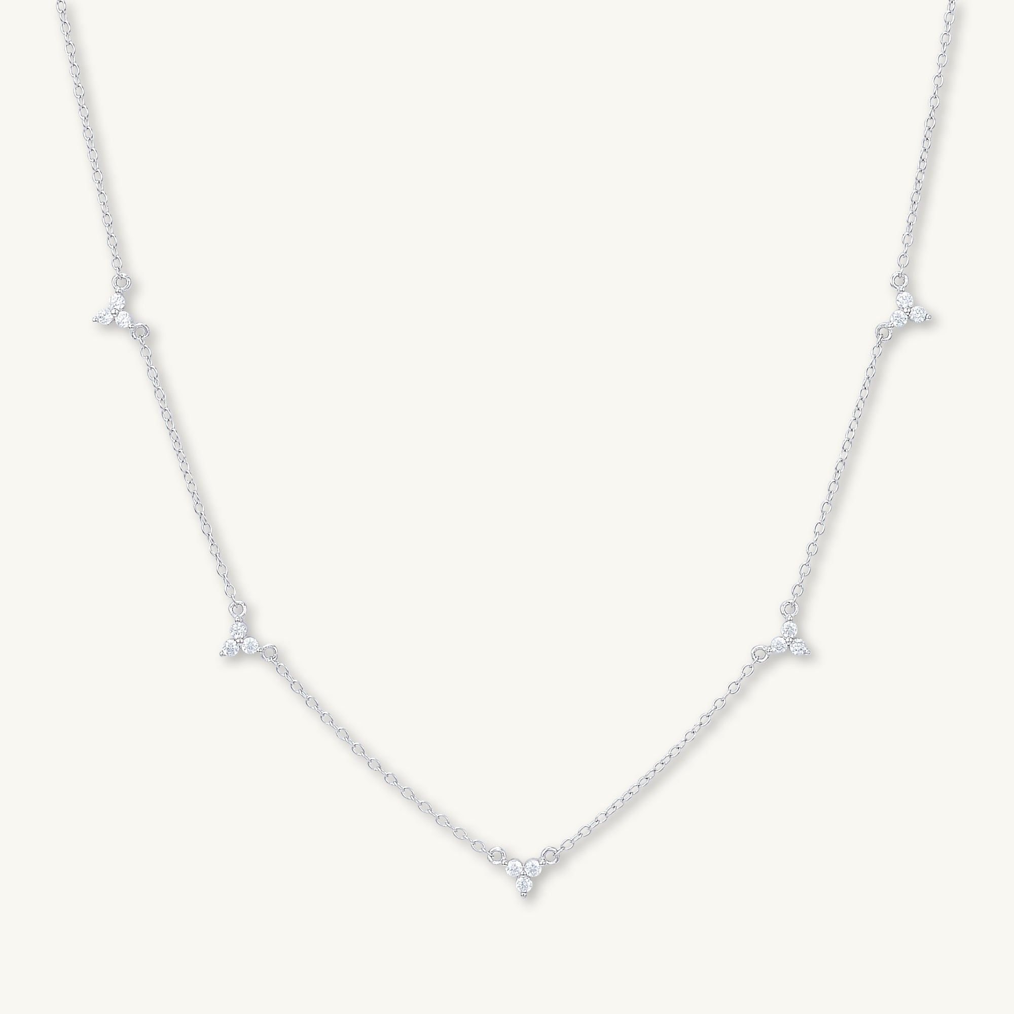 Lotus Station Chain Necklace - Camile & Stone