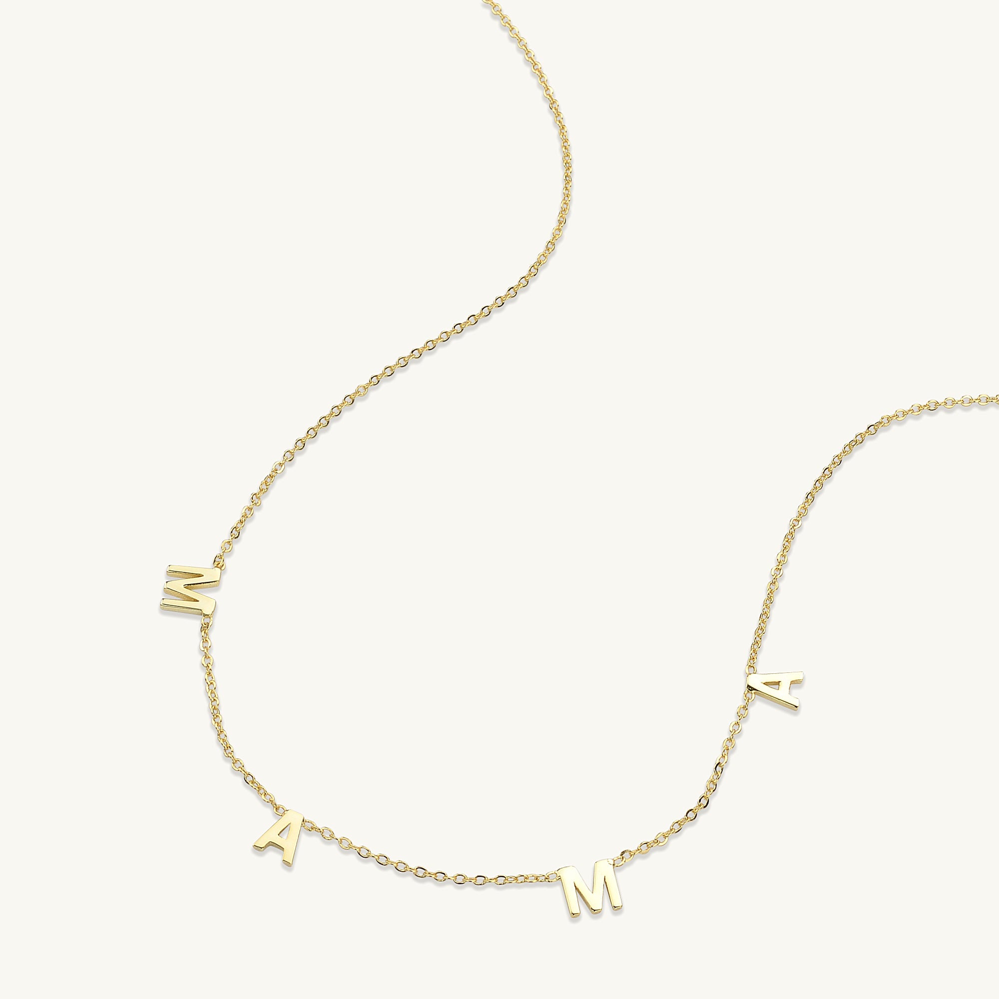 Mama Letter Chain Necklace - Camile & Stone