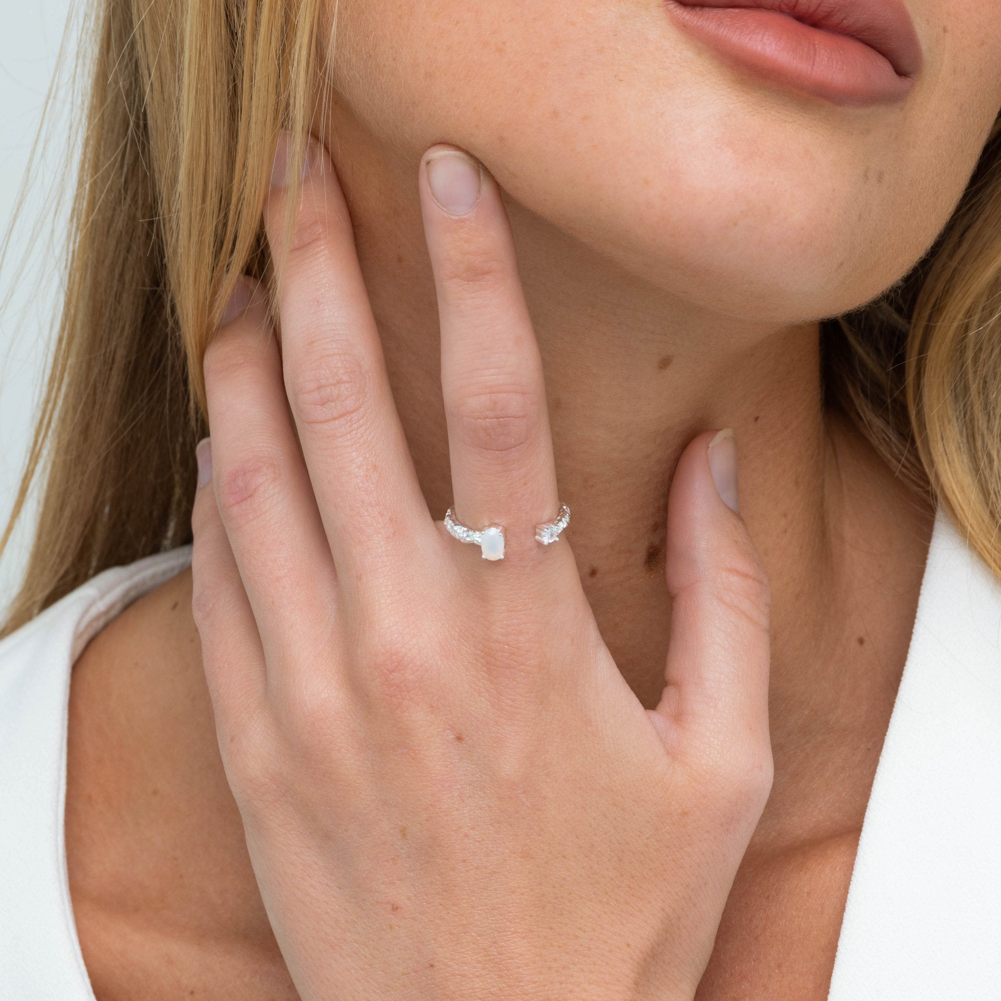 Molten Opal Open Ring - Camile & Stone