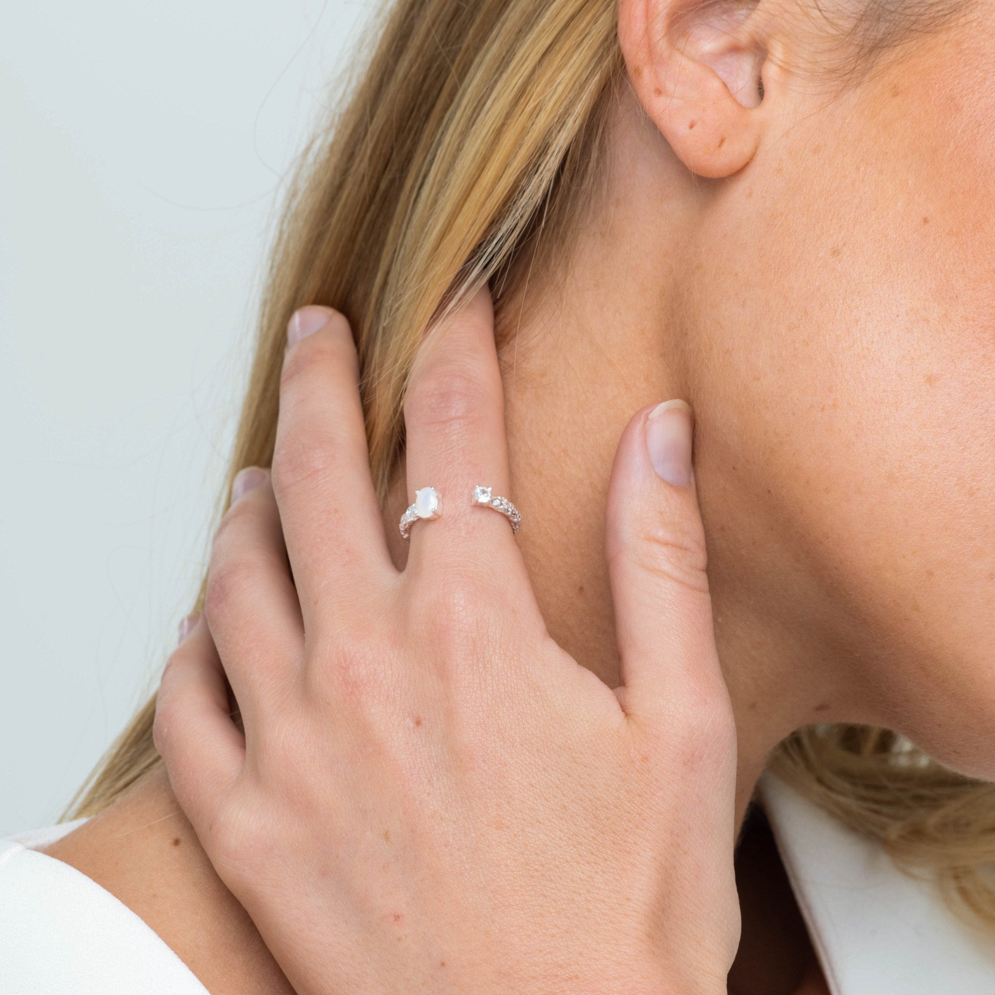 Molten Opal Open Ring - Camile & Stone