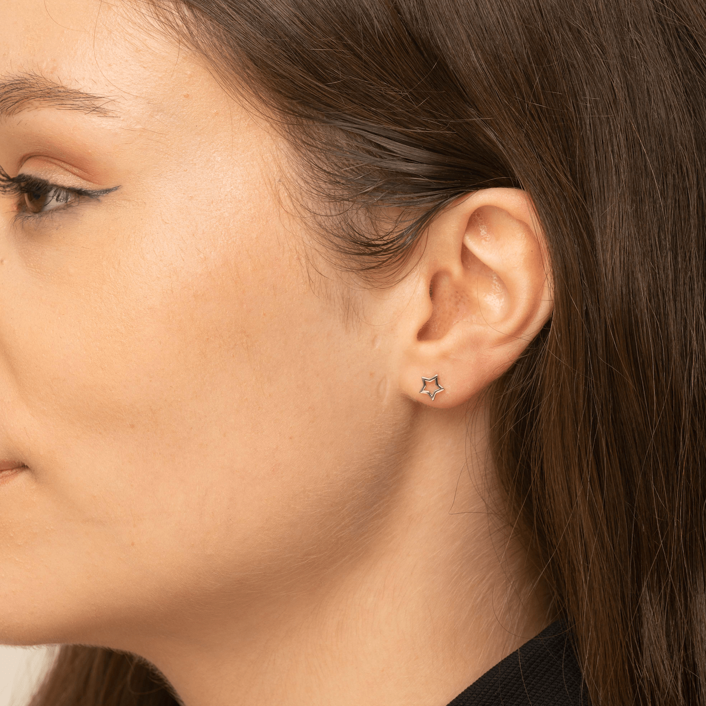 Open Star Stud Earrings - Camile & Stone