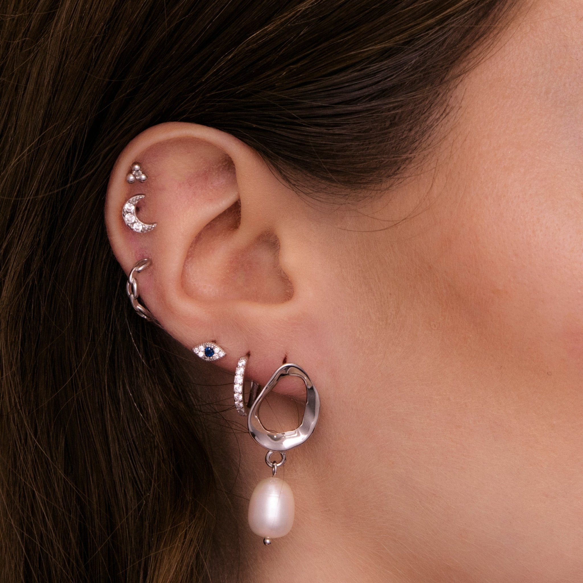 Organic Pearl Drop Earrings - Camile & Stone