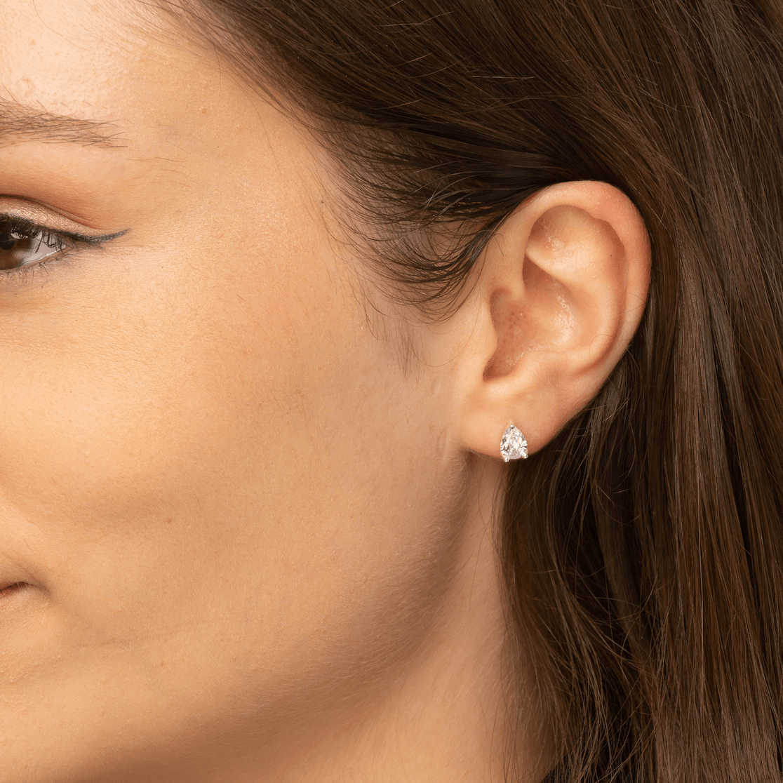 Pear Sapphire Stud Earrings - Camile & Stone