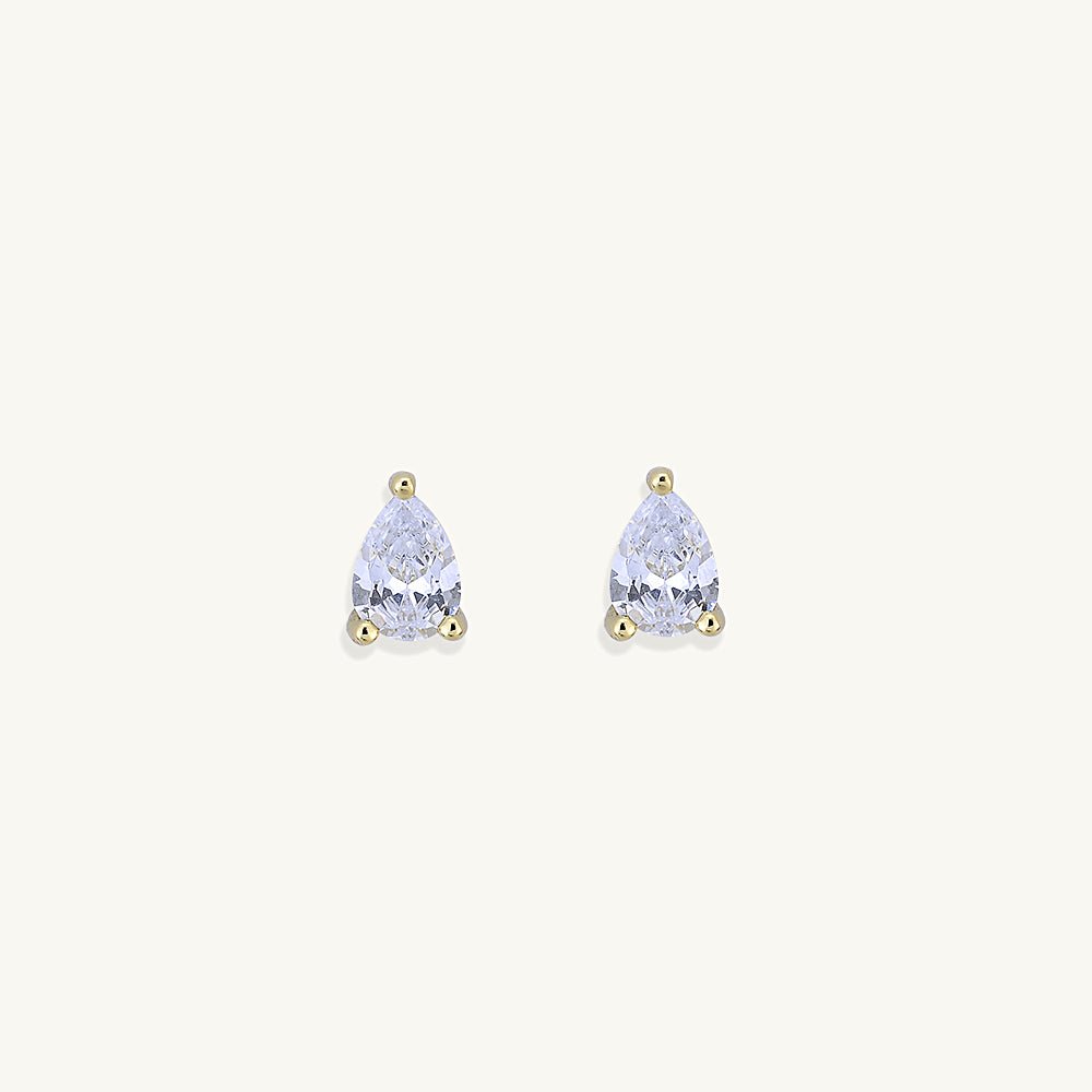 Pear Sapphire Stud Earrings - Camile & Stone
