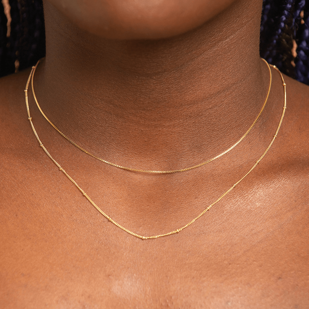 Satellite Ball Chain Necklace - Camile & Stone