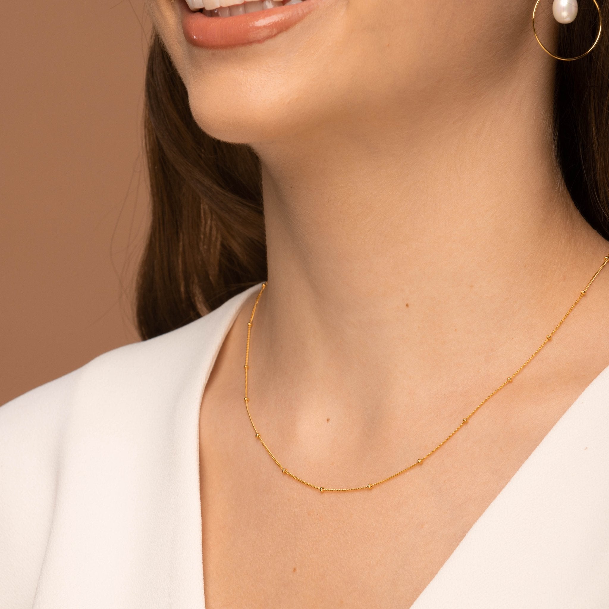 Satellite Ball Chain Necklace - Camile & Stone