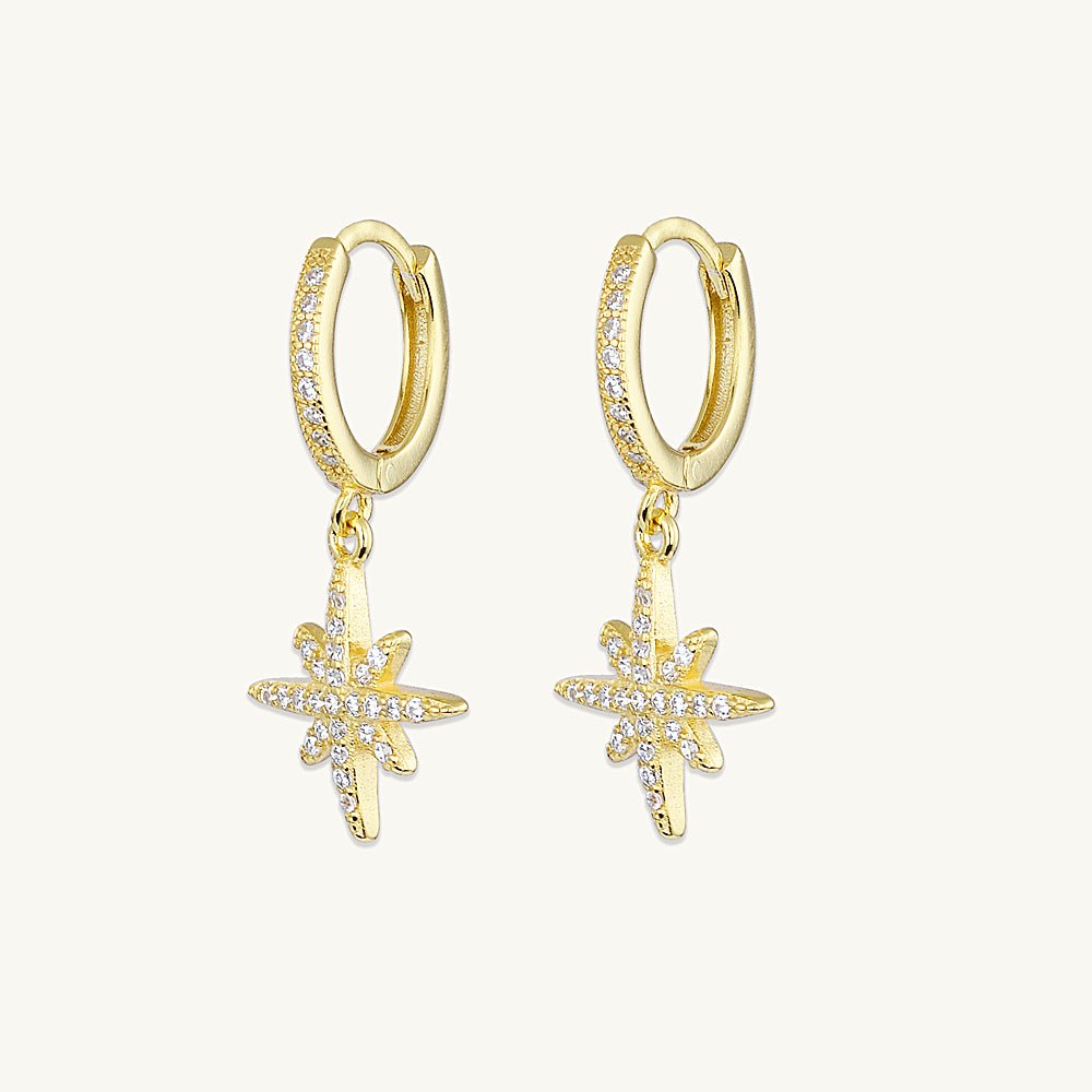 Starlight Sapphire Huggie Earrings - Camile & Stone