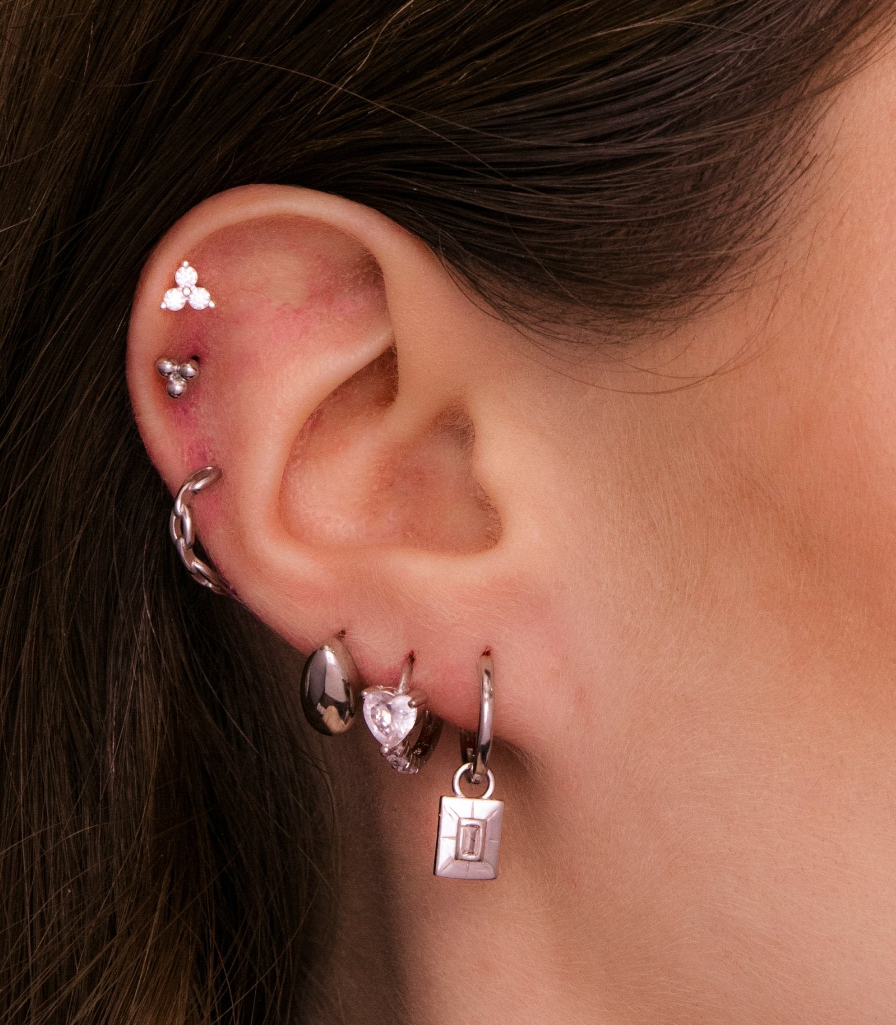 Talisman Zirconia Hoops Earrings - Camile & Stone