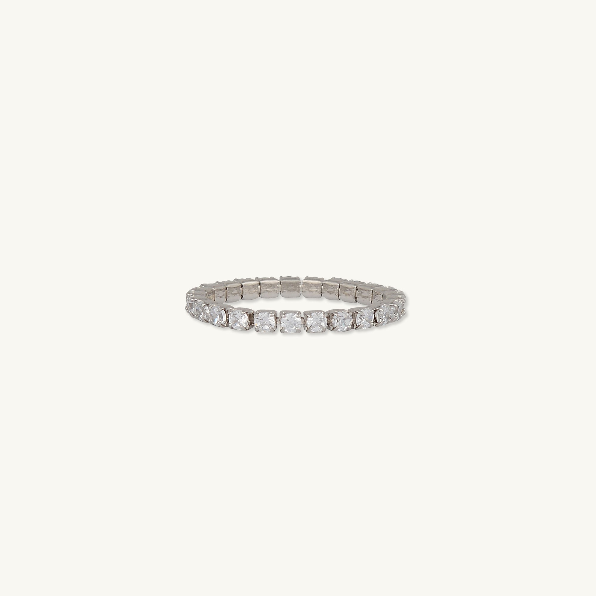 Tennis Eternity Sapphire Ring - Camile & Stone