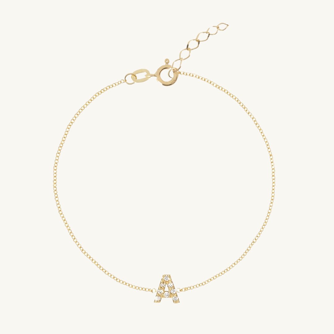 The Original Initial Sapphire Letter Bracelet - Camile & Stone