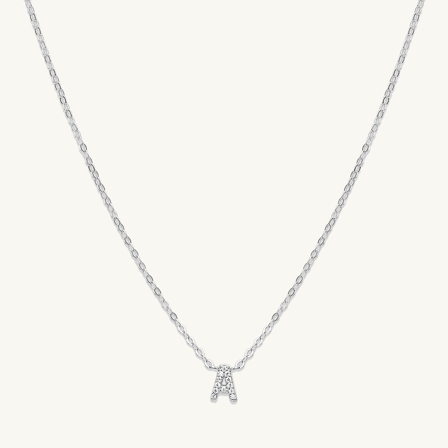 The Original Initial Sapphire Letter Necklace - Camile & Stone