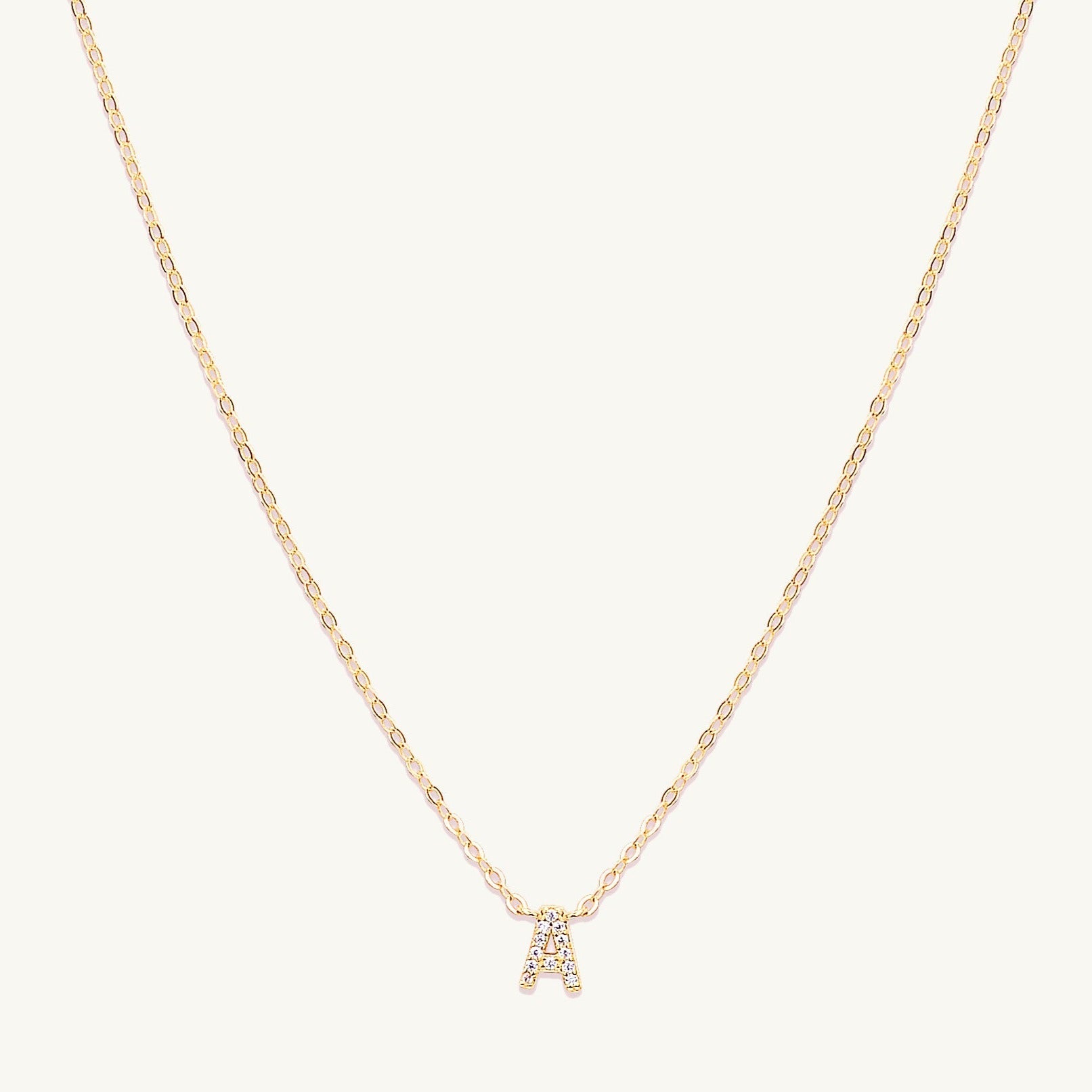 The Original Initial Sapphire Letter Necklace - Camile & Stone