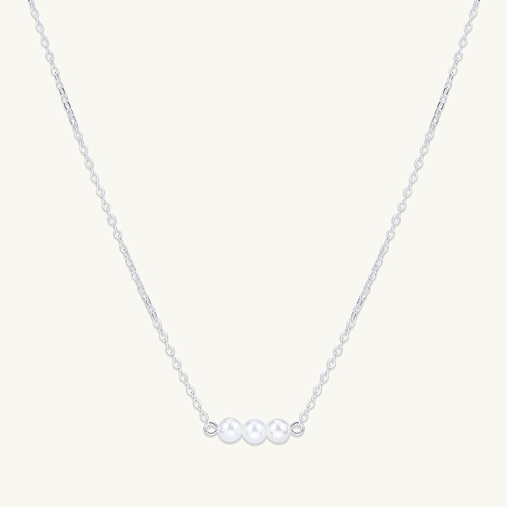 Triple Freshwater Pearl Necklace - Camile & Stone
